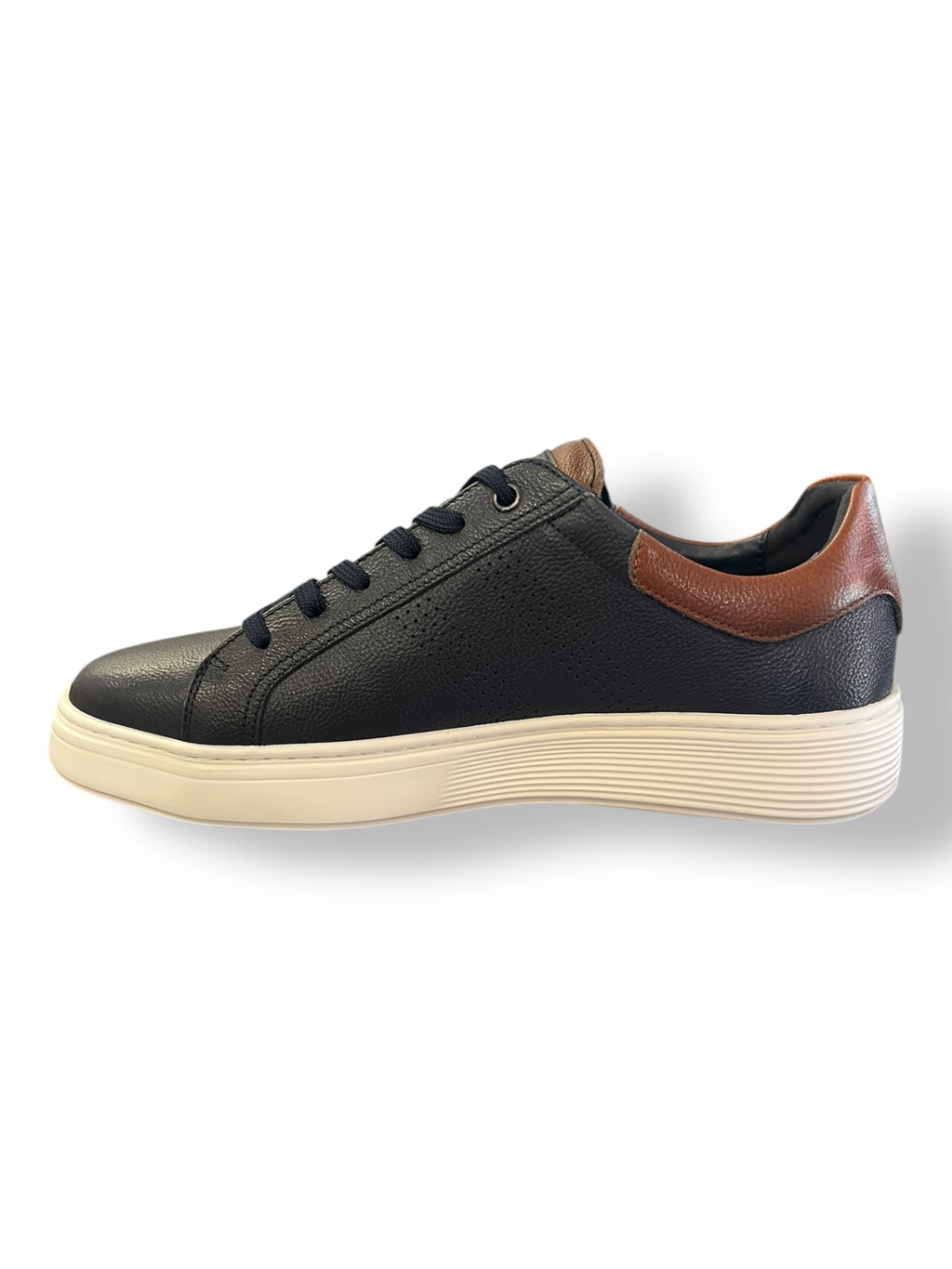 Tommy Bowe - Men’s navy leather shoe - Chris
