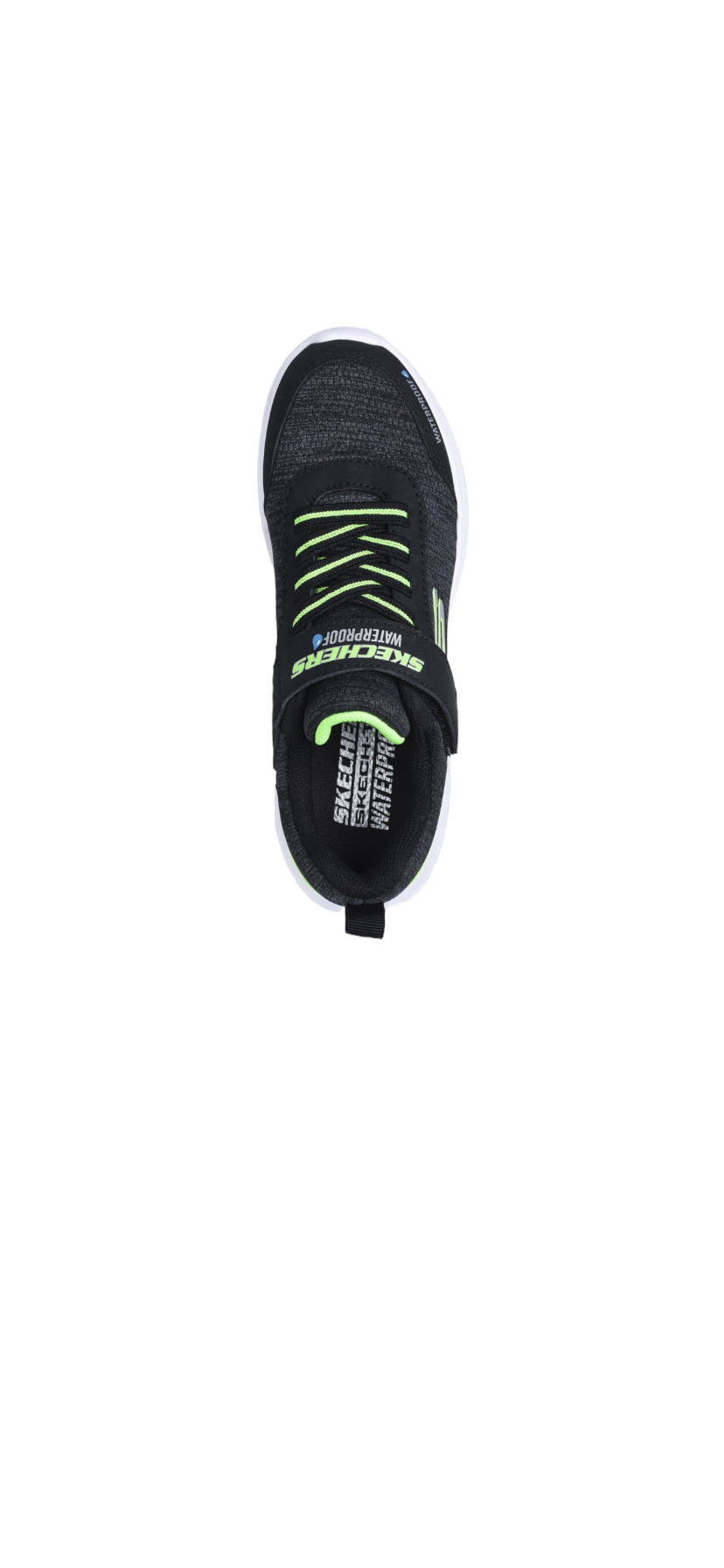Skechers - Boys waterproof runner - black/lime dripper drop