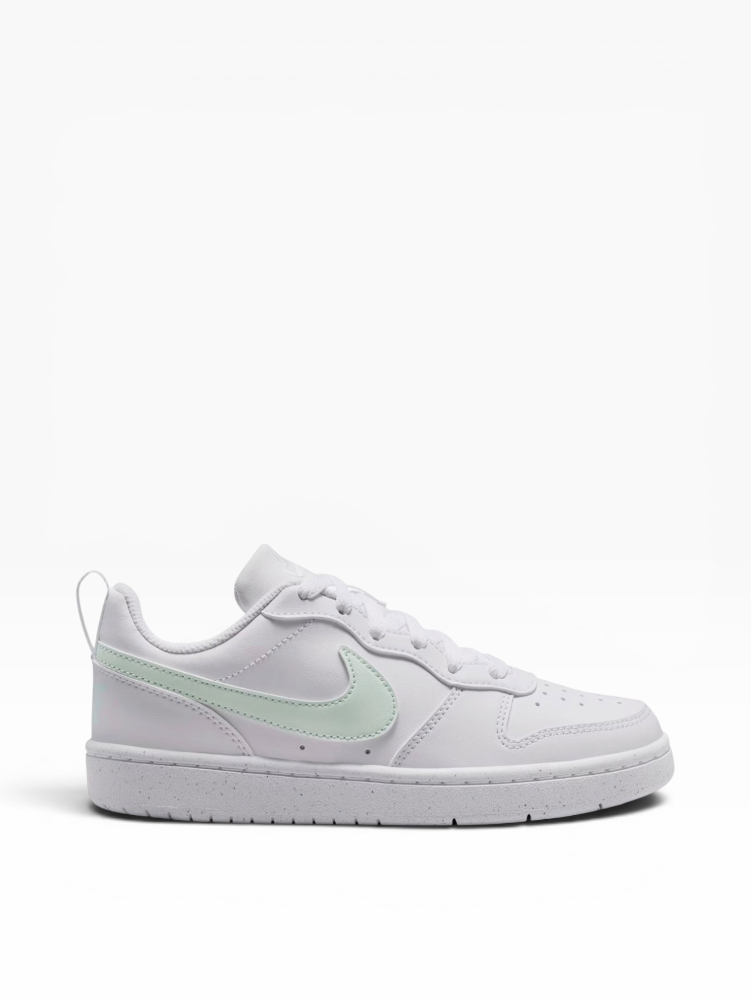 Nike - Girls white/barely green shoe - Court Borough Low Recraft