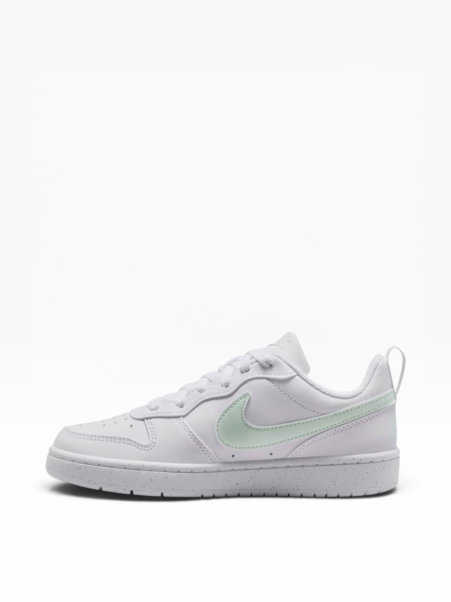 Nike - Girls white/barely green shoe - Court Borough Low Recraft