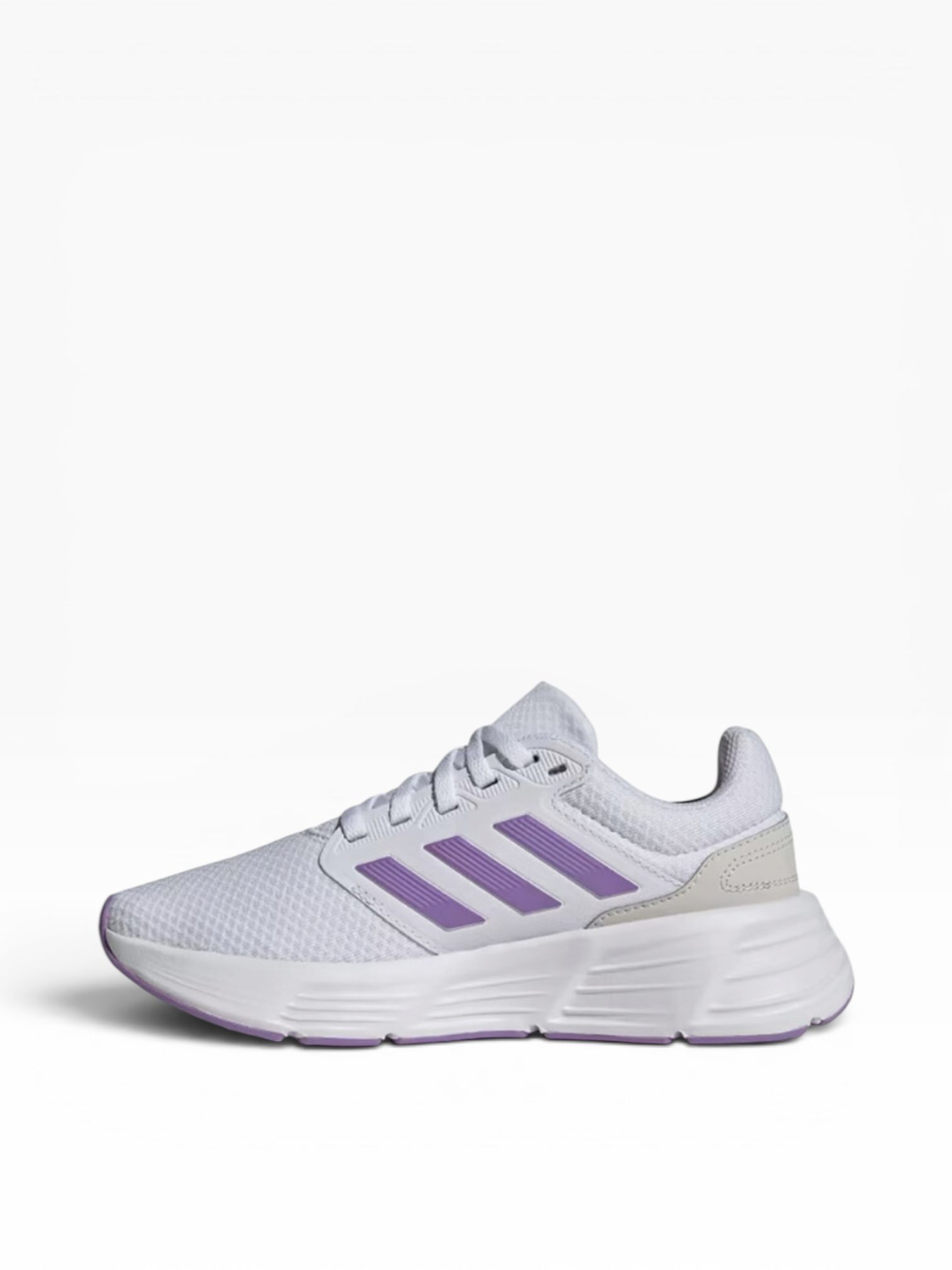 Adidas - Girls white/purple runner - Galaxy 6 W