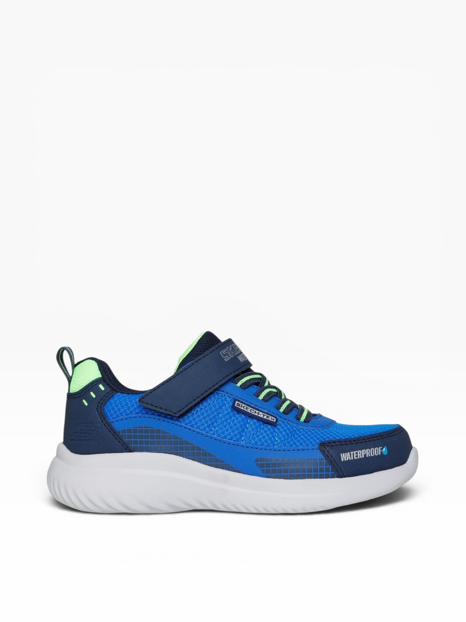 Skechers -Boys navy/green runner - Aqua pace