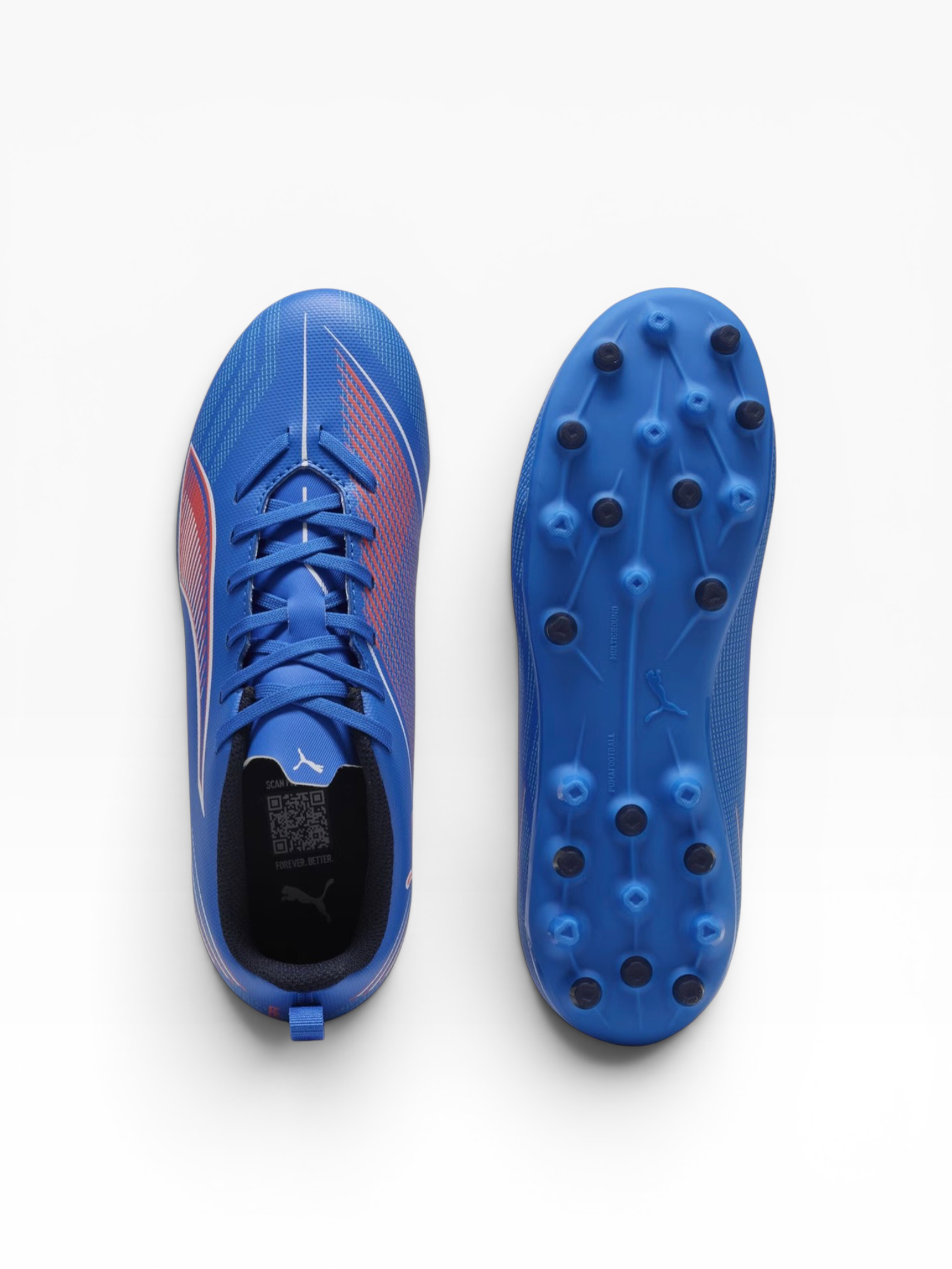 Puma - Kida blue football boots - Ultra 5 Play FG/FA JR