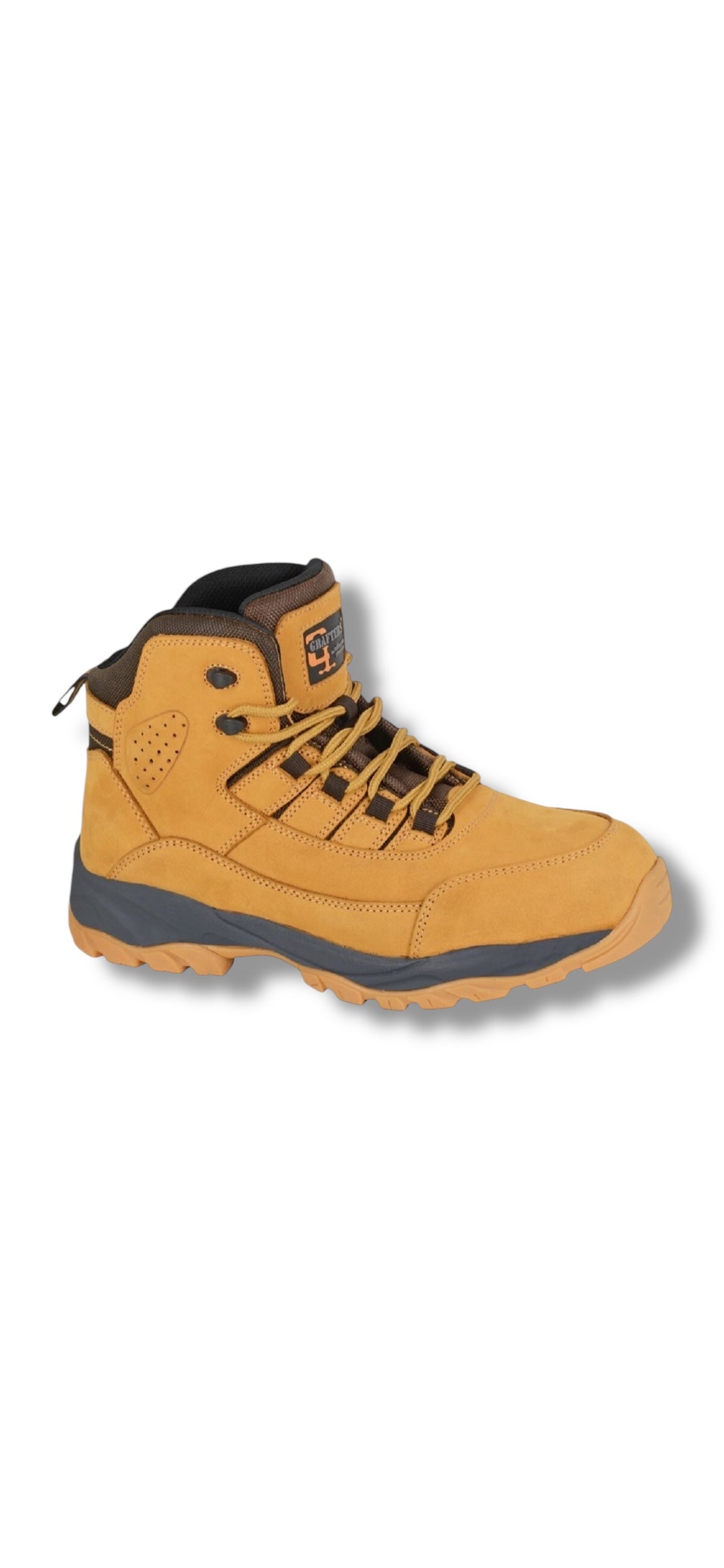 Grafters - Men’s tan steel-toe boot - M331N