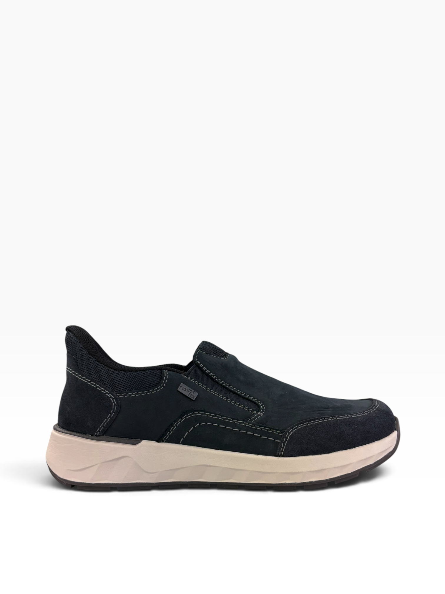 Rieker - Mens navy slip-in shoe - 11551-14