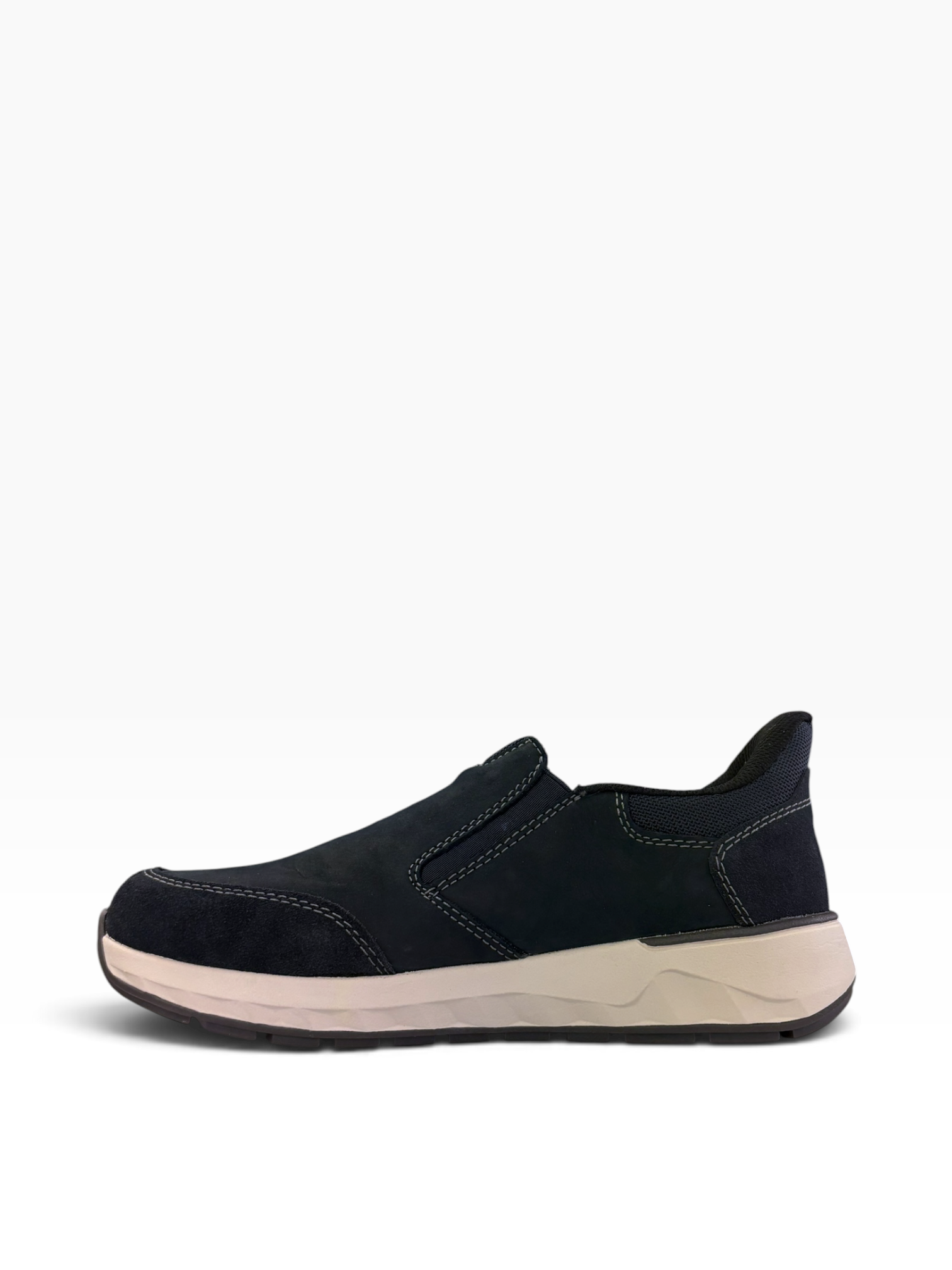 Rieker - Mens navy slip-in shoe - 11551-14