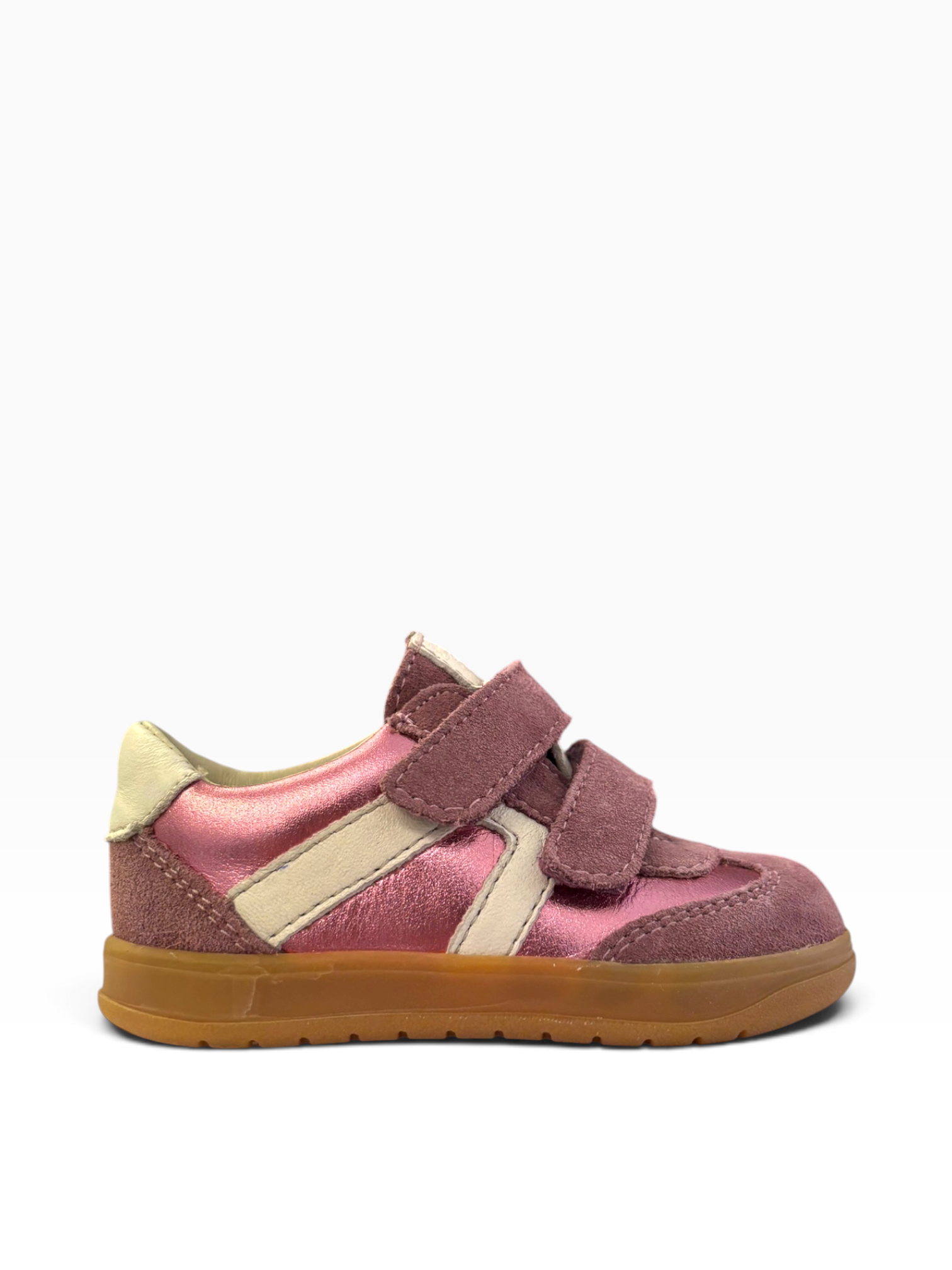 Ricosta - Girls metallic pink/white shoe - Dakota