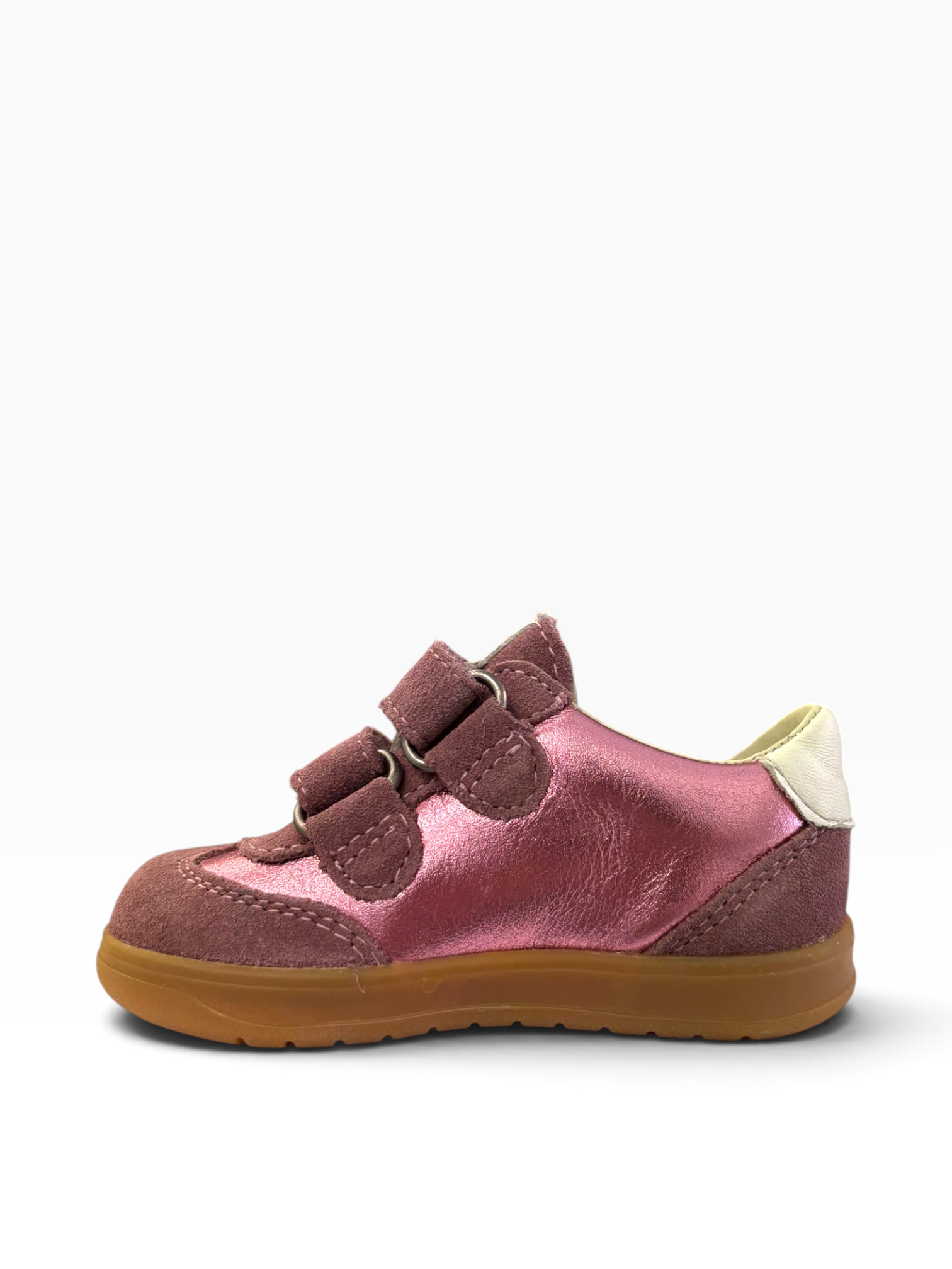 Ricosta - Girls metallic pink/white shoe - Dakota