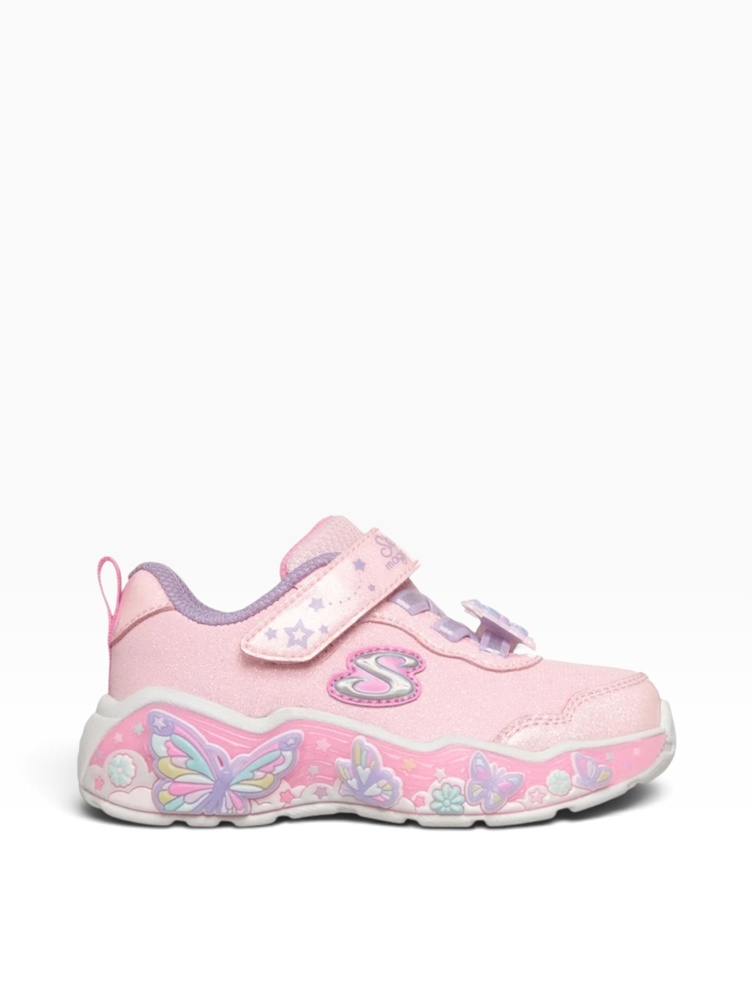 Skechers - Girls pink butterfly runner - Lil Butterfly Bliss