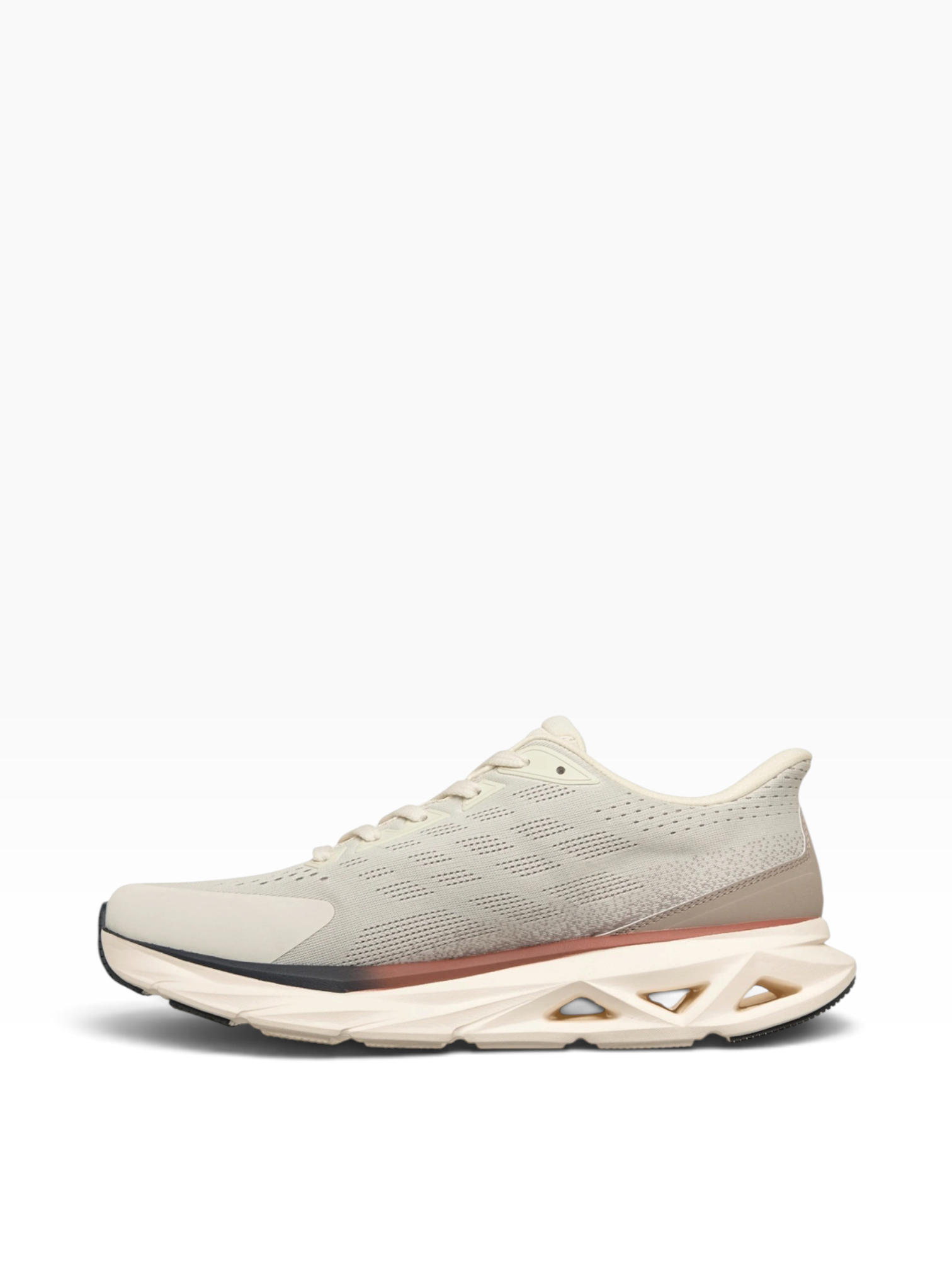 Skechers - Mens cream/beige runner - Glide-step Vortex
