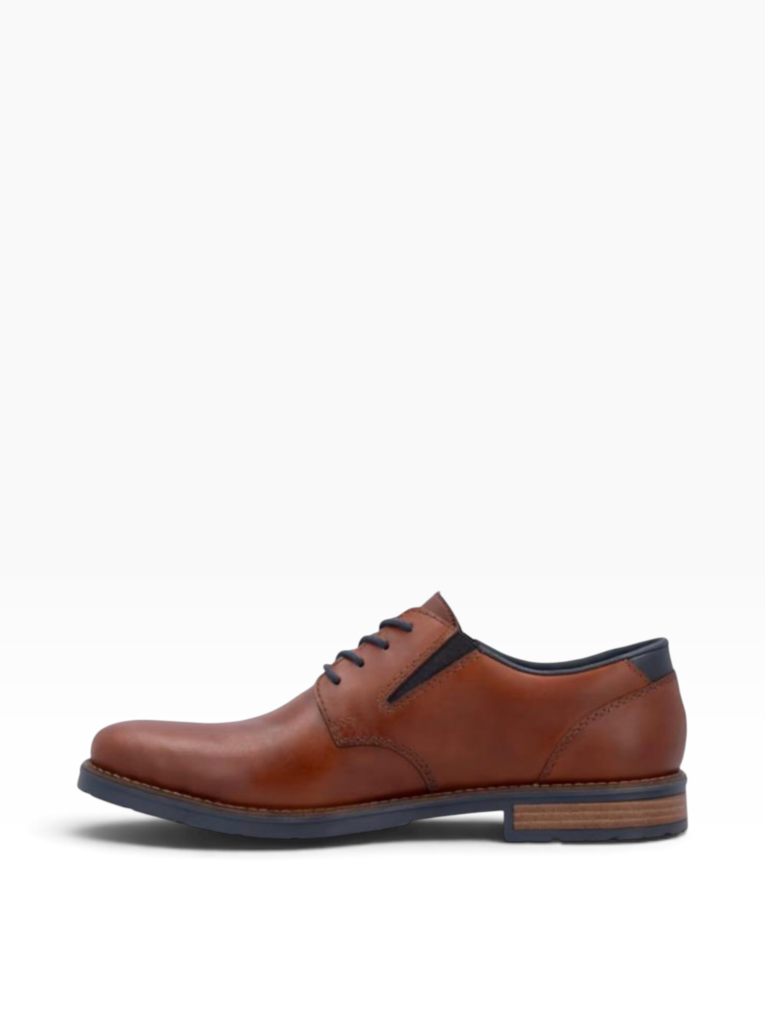 Rieker - Mens brown/navy shoe - 14621-24