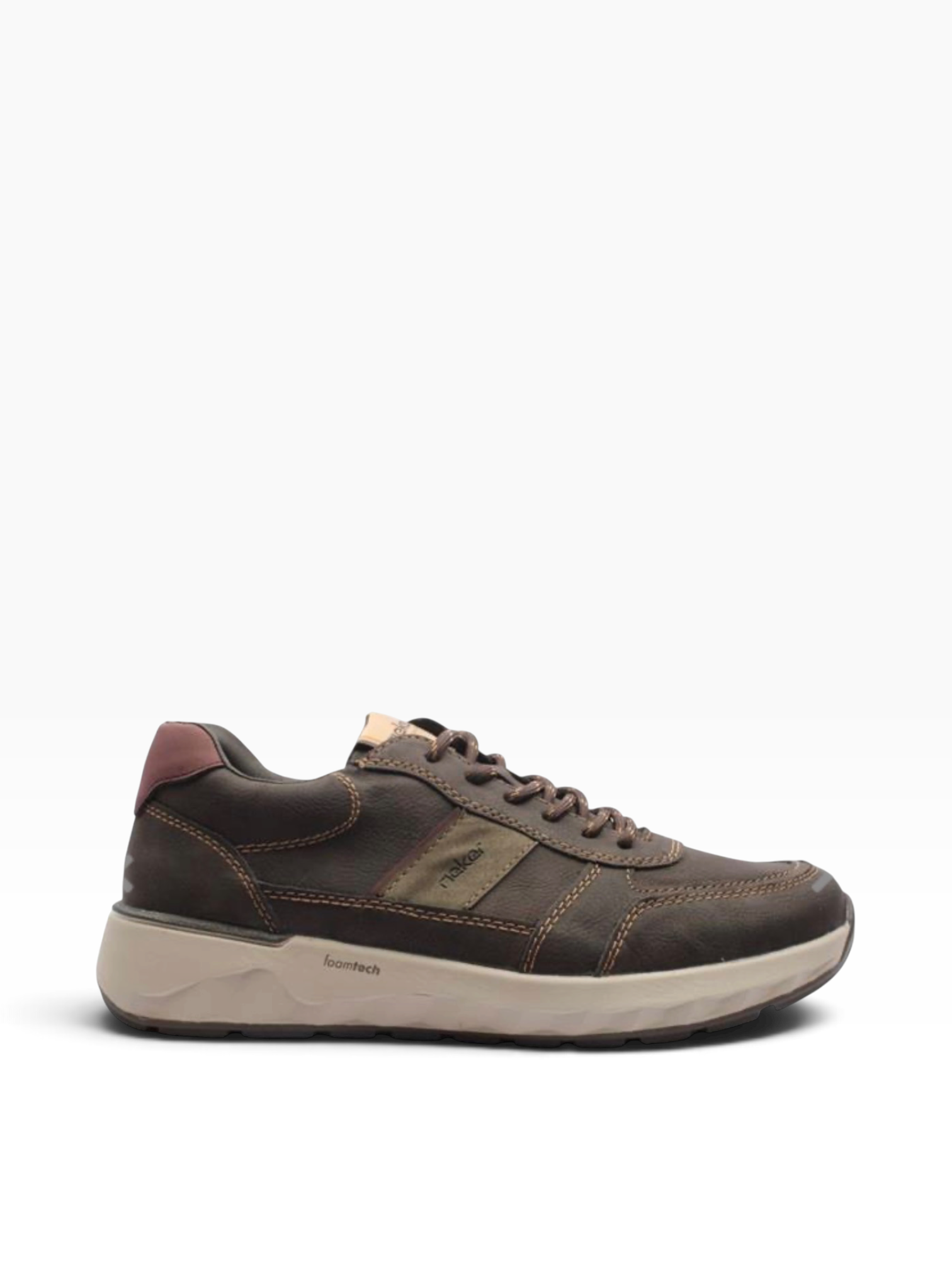 Rieker - Mens dark brown shoe- 11505-25
