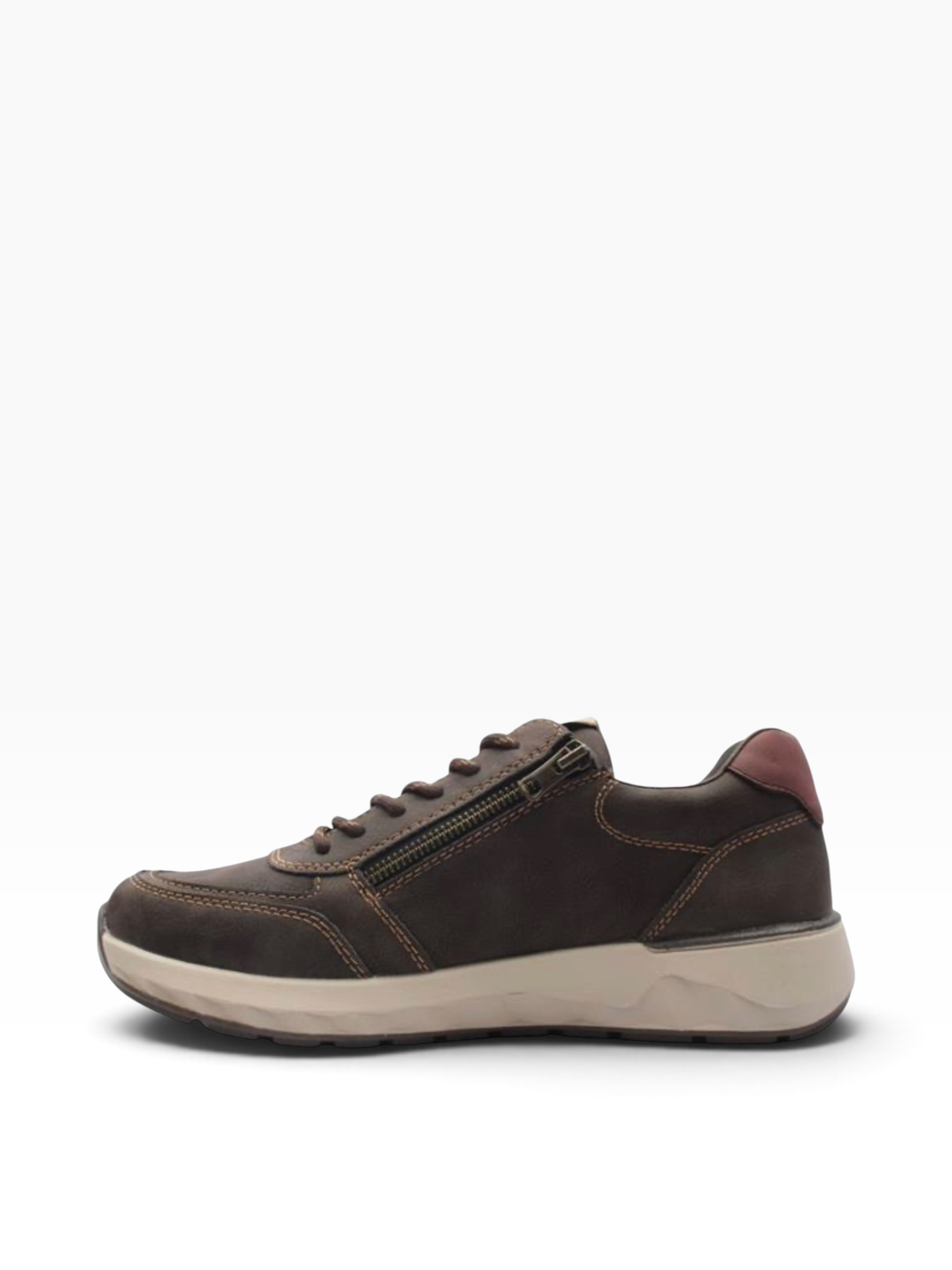 Rieker - Mens dark brown shoe- 11505-25