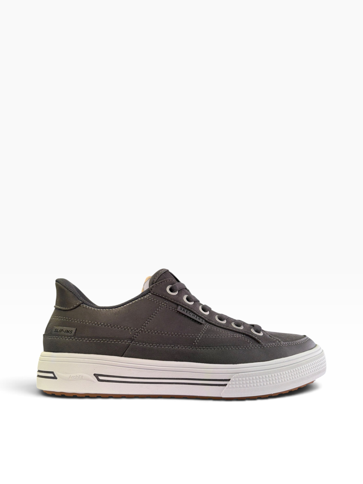 Skechers - Mens charcoal shoe - Join ya there