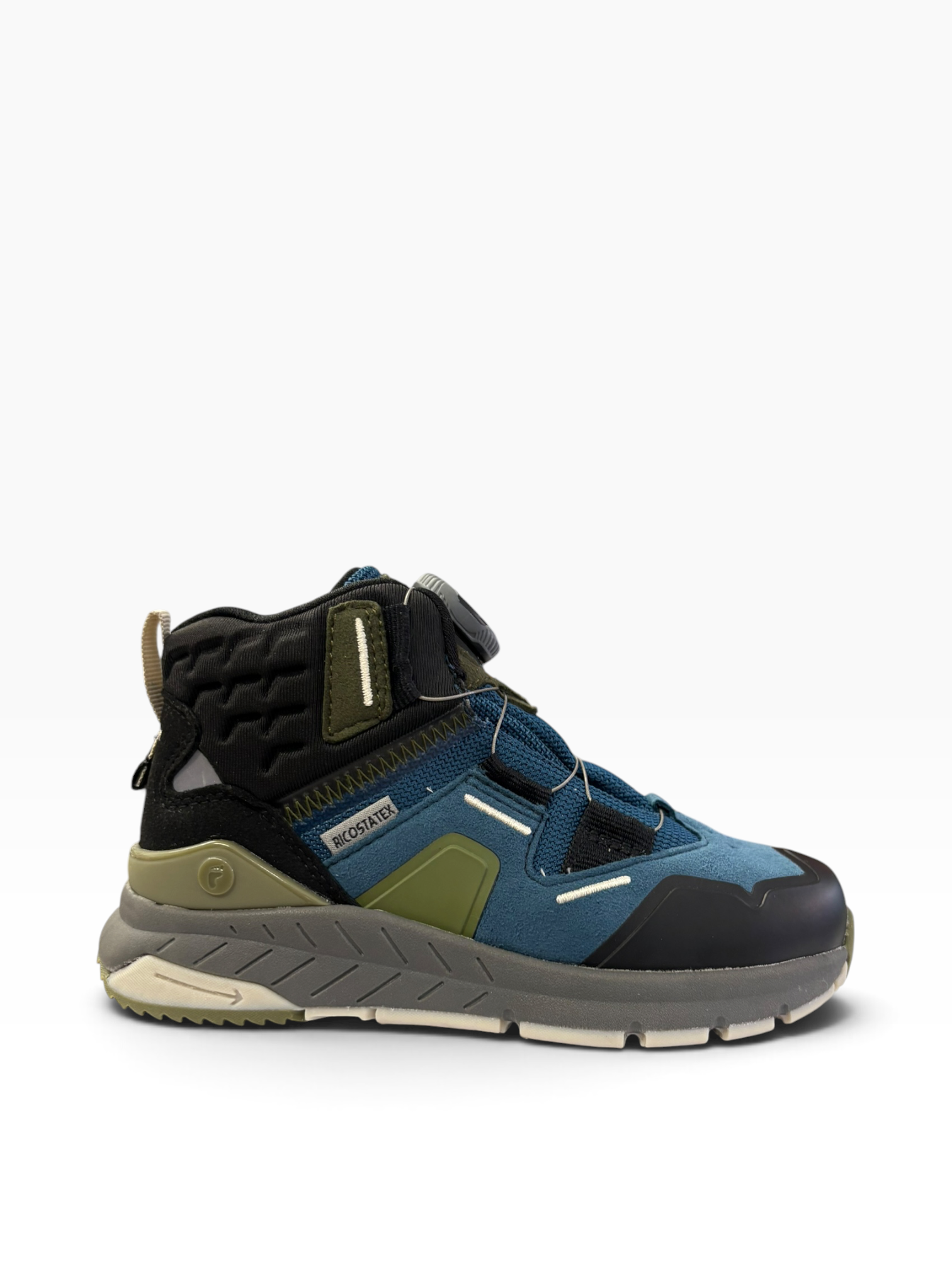 Ricosta - Boys blue/khaki waterproof boot - Shock