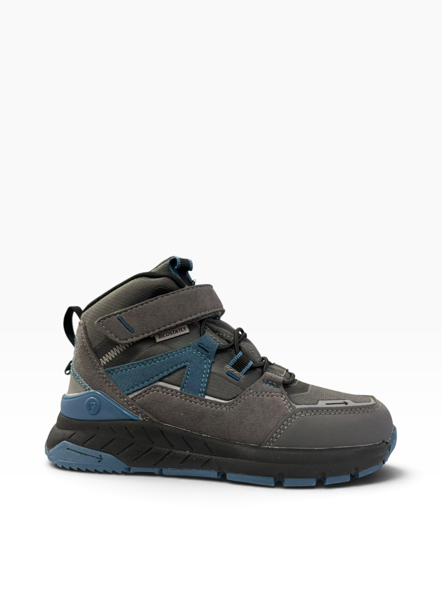 Ricosta - Boys grey/blue waterproof boot - Blaze