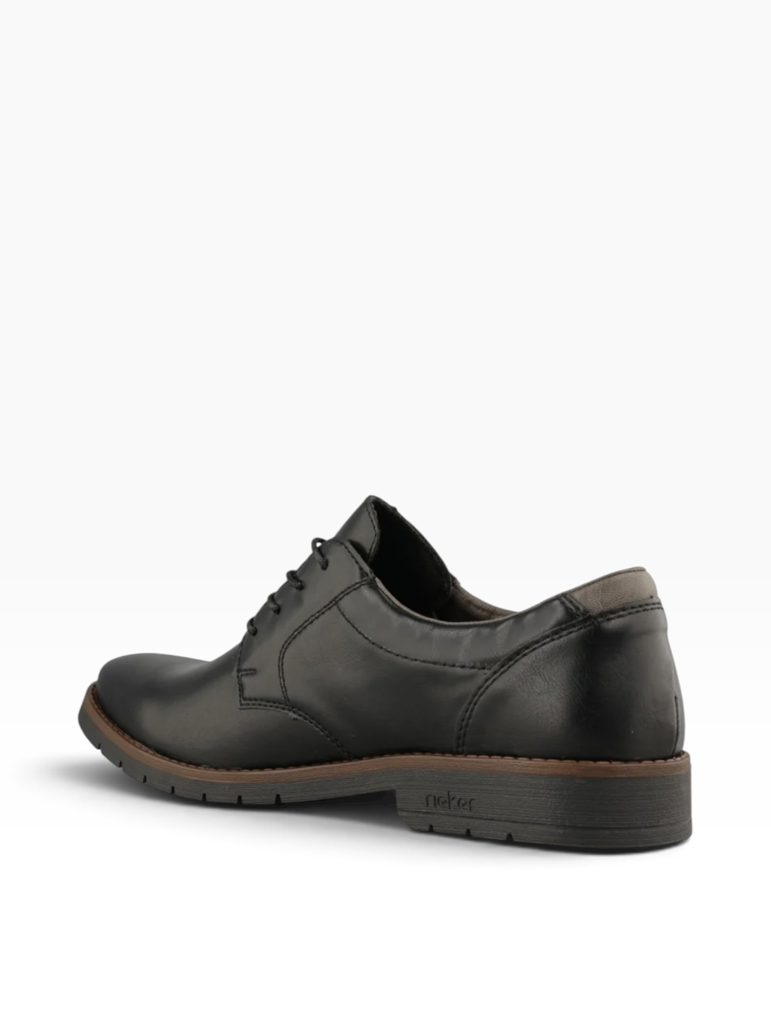Rieker - Mens black shoe - 13900-00