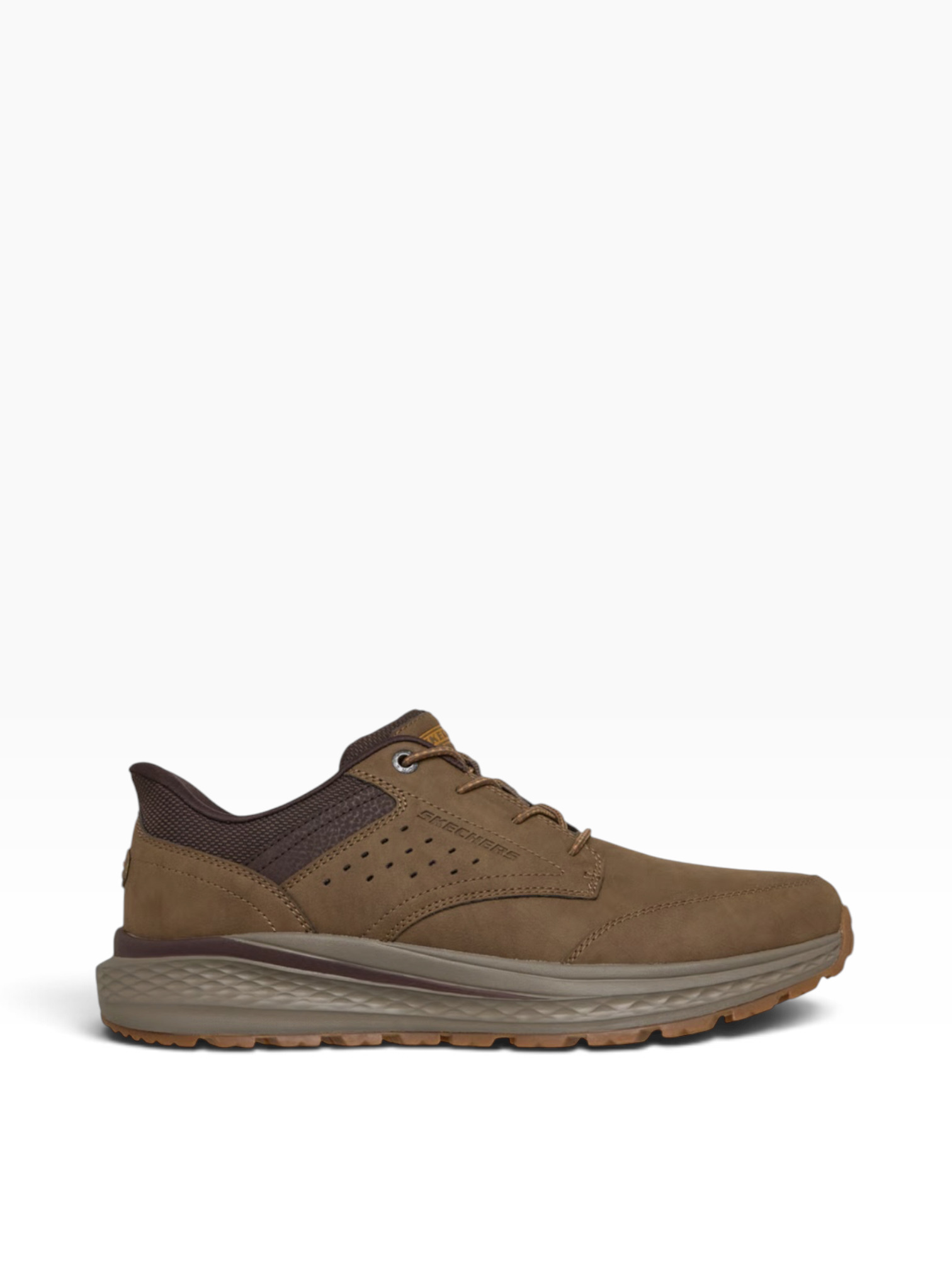 Skechers - Mens brown slip-in shoe - Ronan