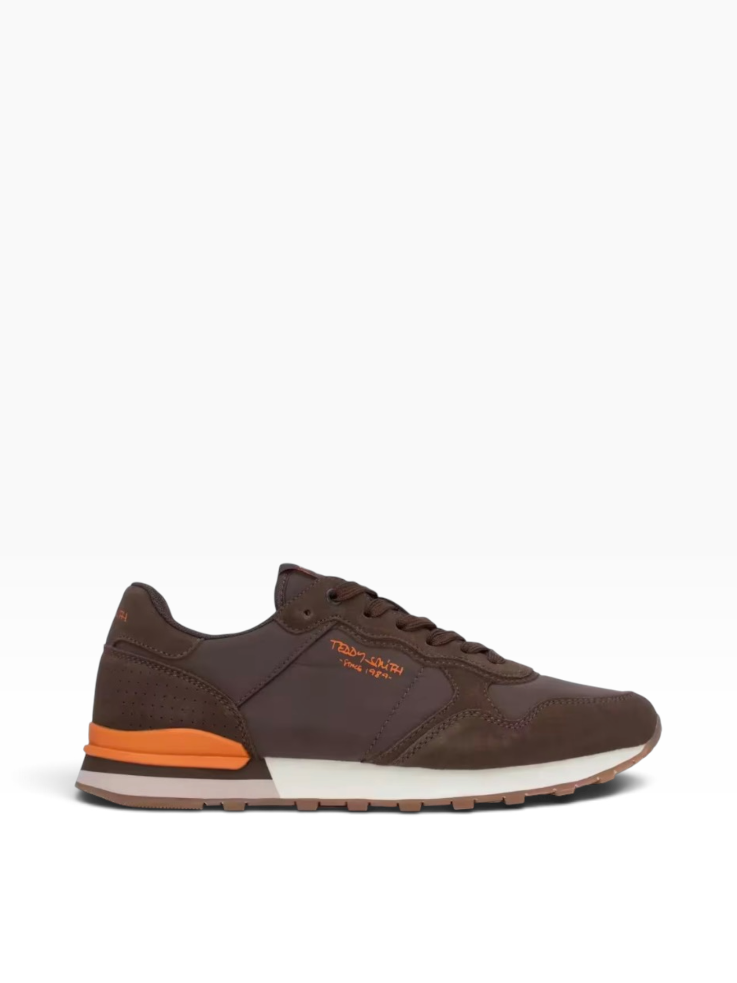 Teddy smith - Mens brown/orange shoe - 121014
