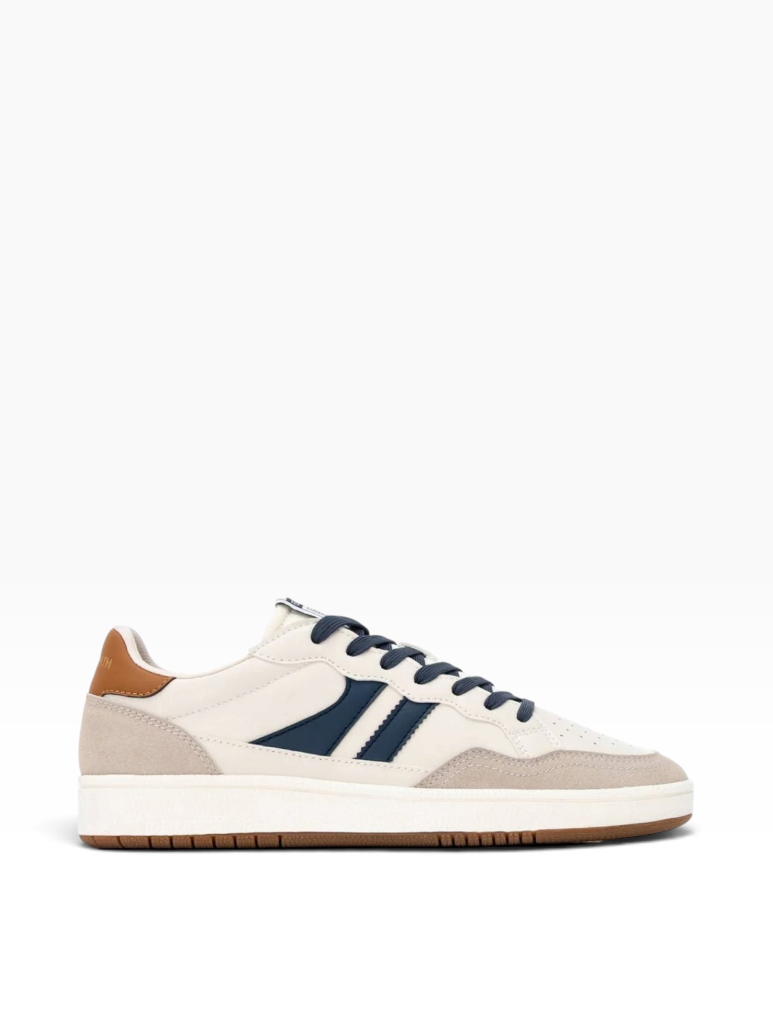 Teddy smith - Mens cream/navy shoe - 121034