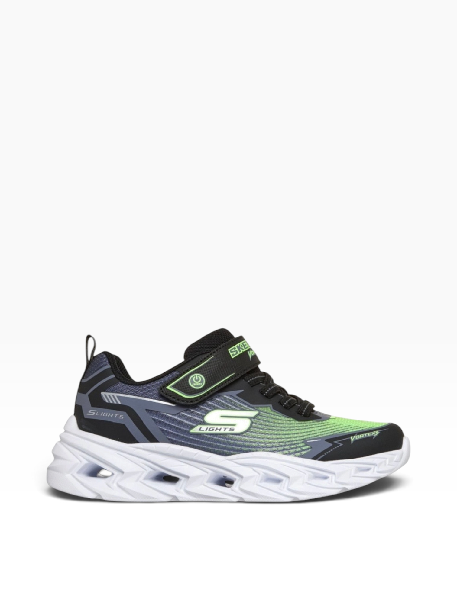 Skechers - Boys black/lime runner - Vortex 3.0