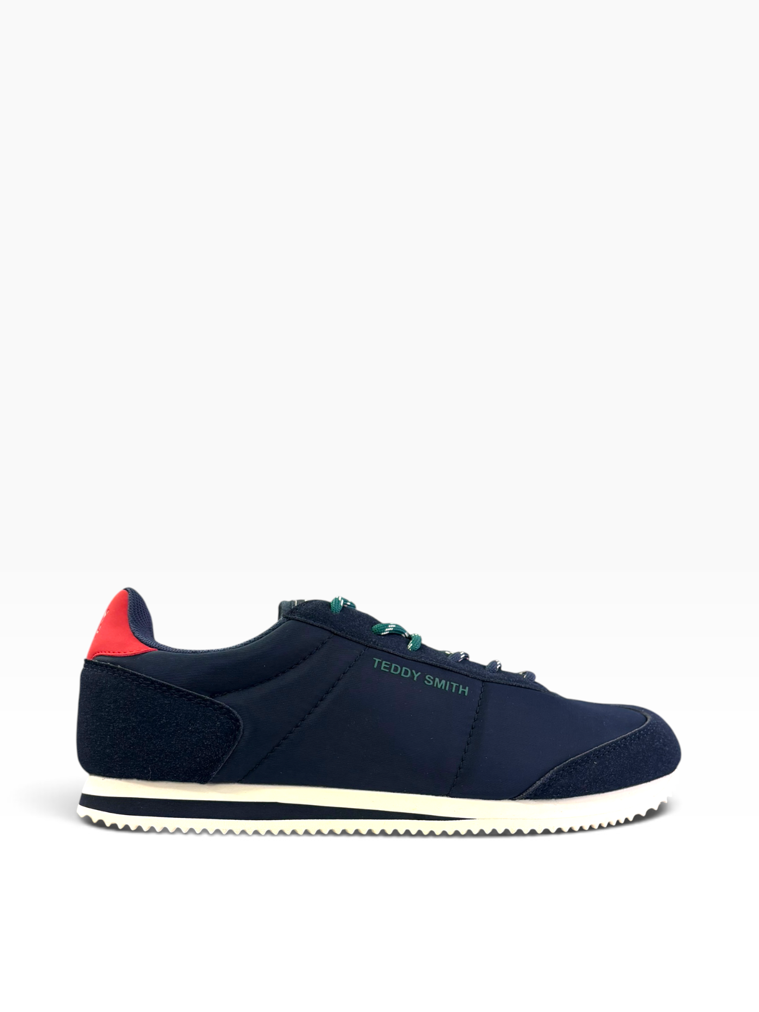 Teddy smith - Mens navy/red runner - 121006