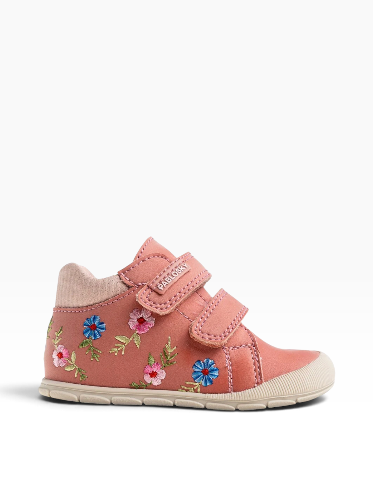 Pablosky - Girls pink/flower pre-walker - 075974