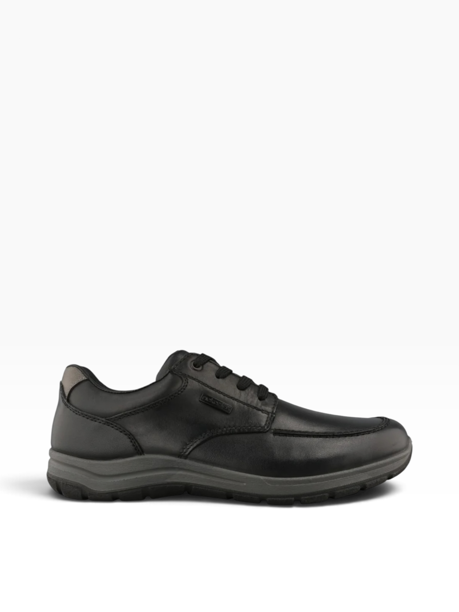 Rieker - Mens black/grey shoe - 03607-00