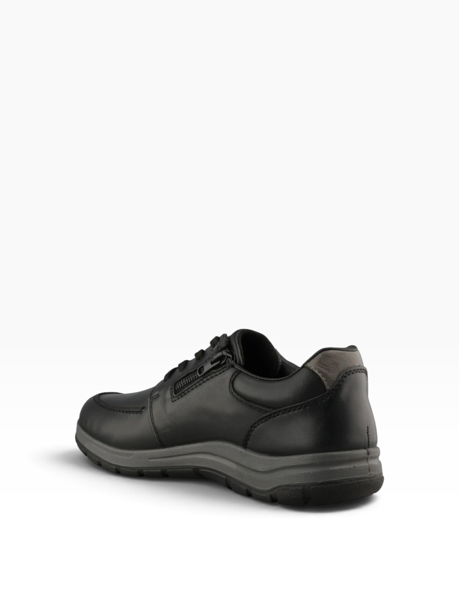 Rieker - Mens black/grey shoe - 03607-00