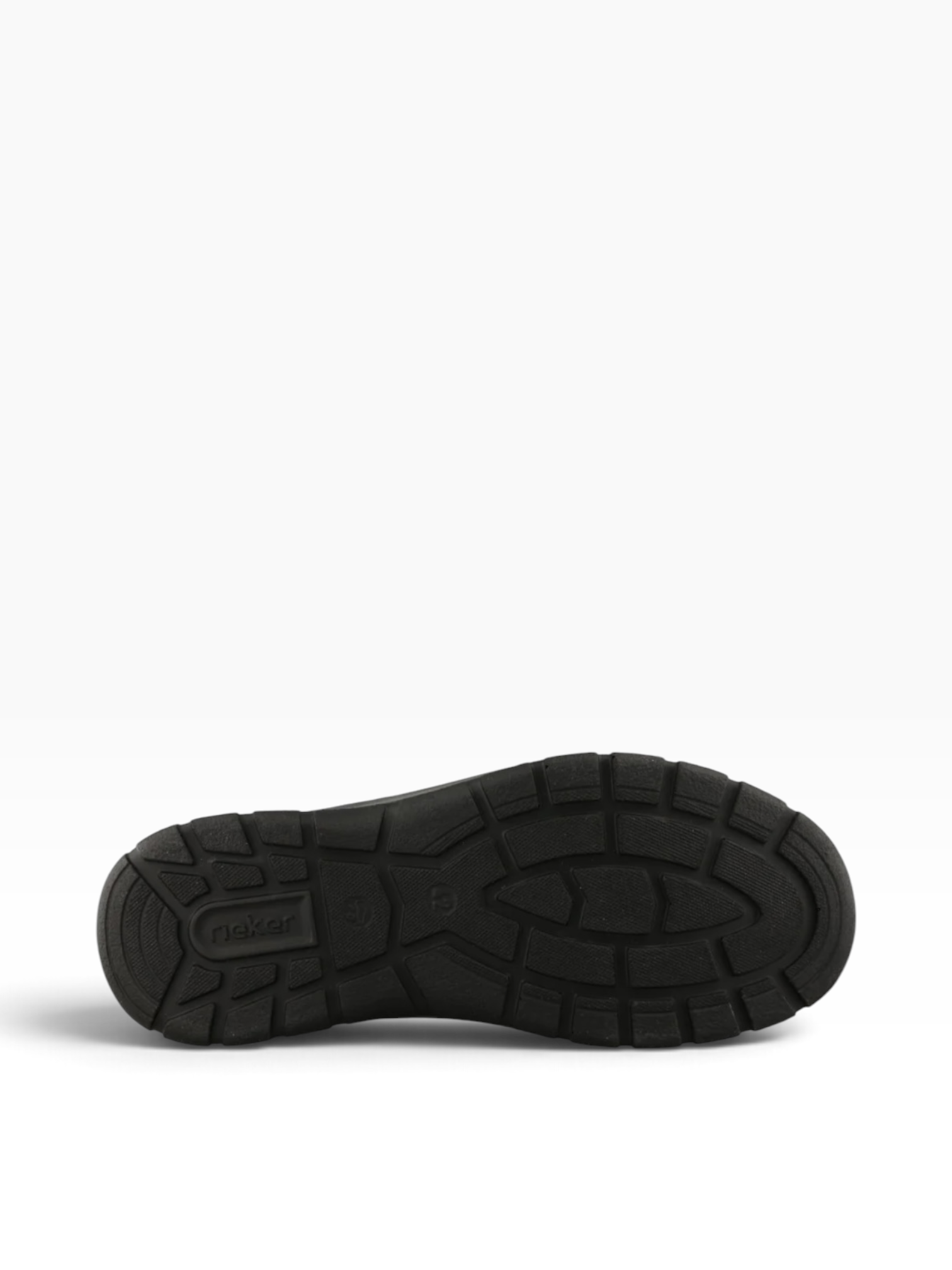 Rieker - Mens black/grey shoe - 03607-00