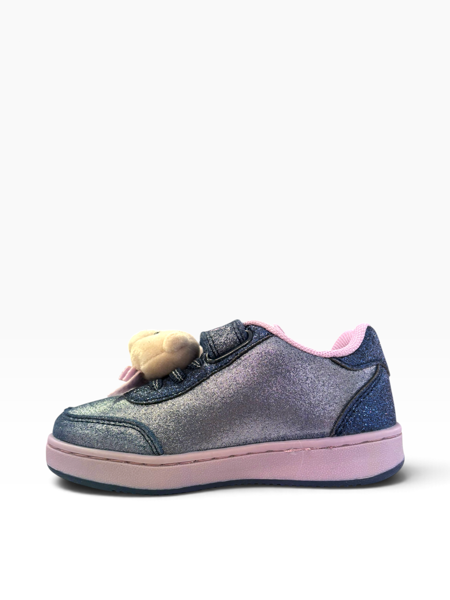 Lelli Kelly - Girls Navy/silver sparkles Teddy shoe - ORSETTO