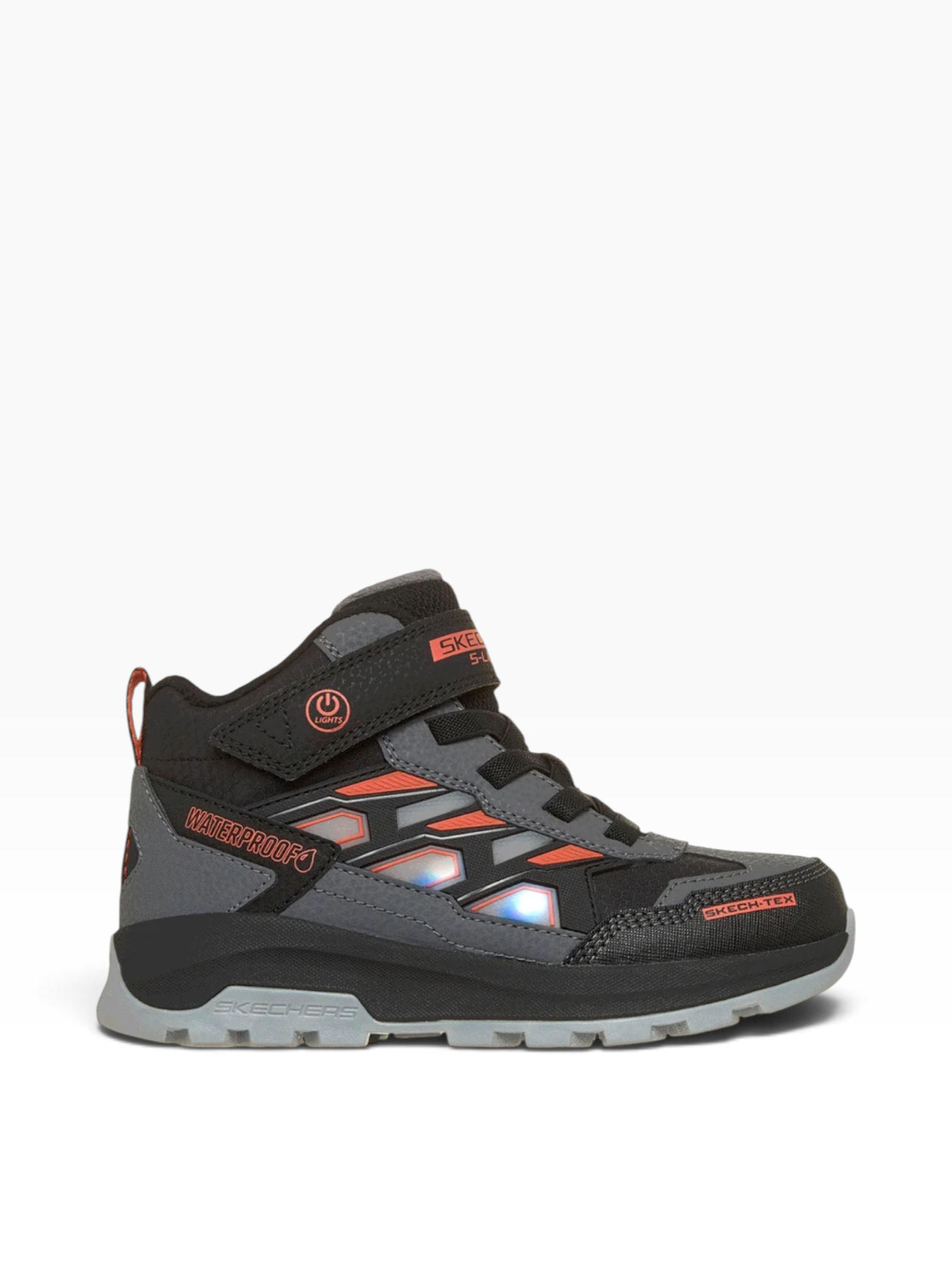 Skechers - Boys black/grey boot - Glow Trail