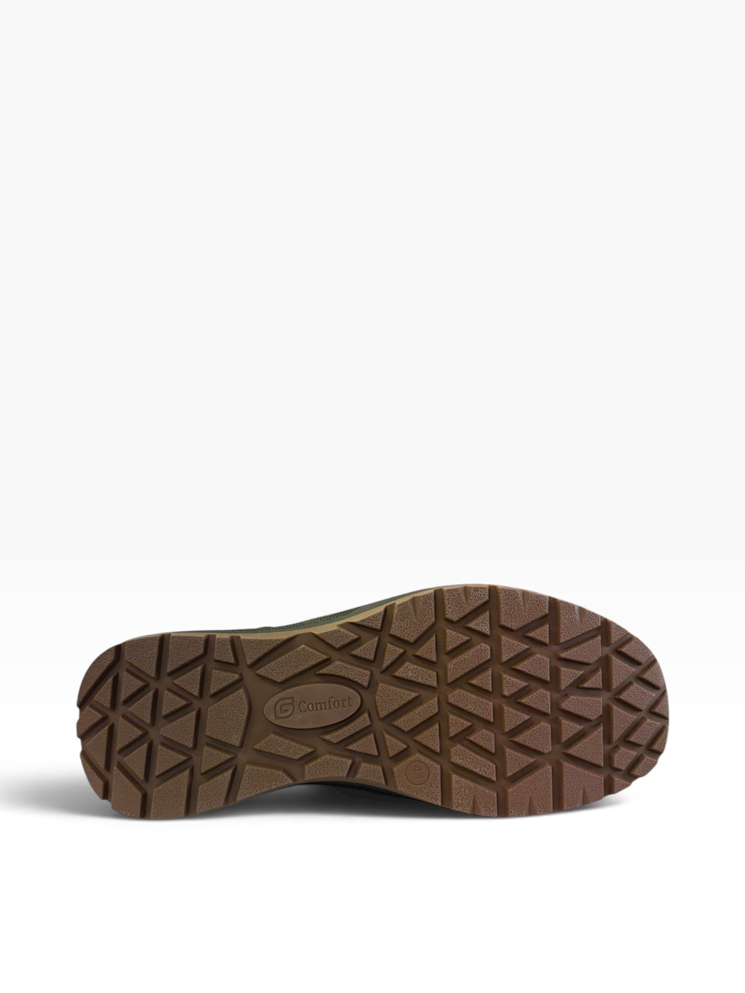 G comfort - Mens brown/black waterproof shoe - R-1281BCC