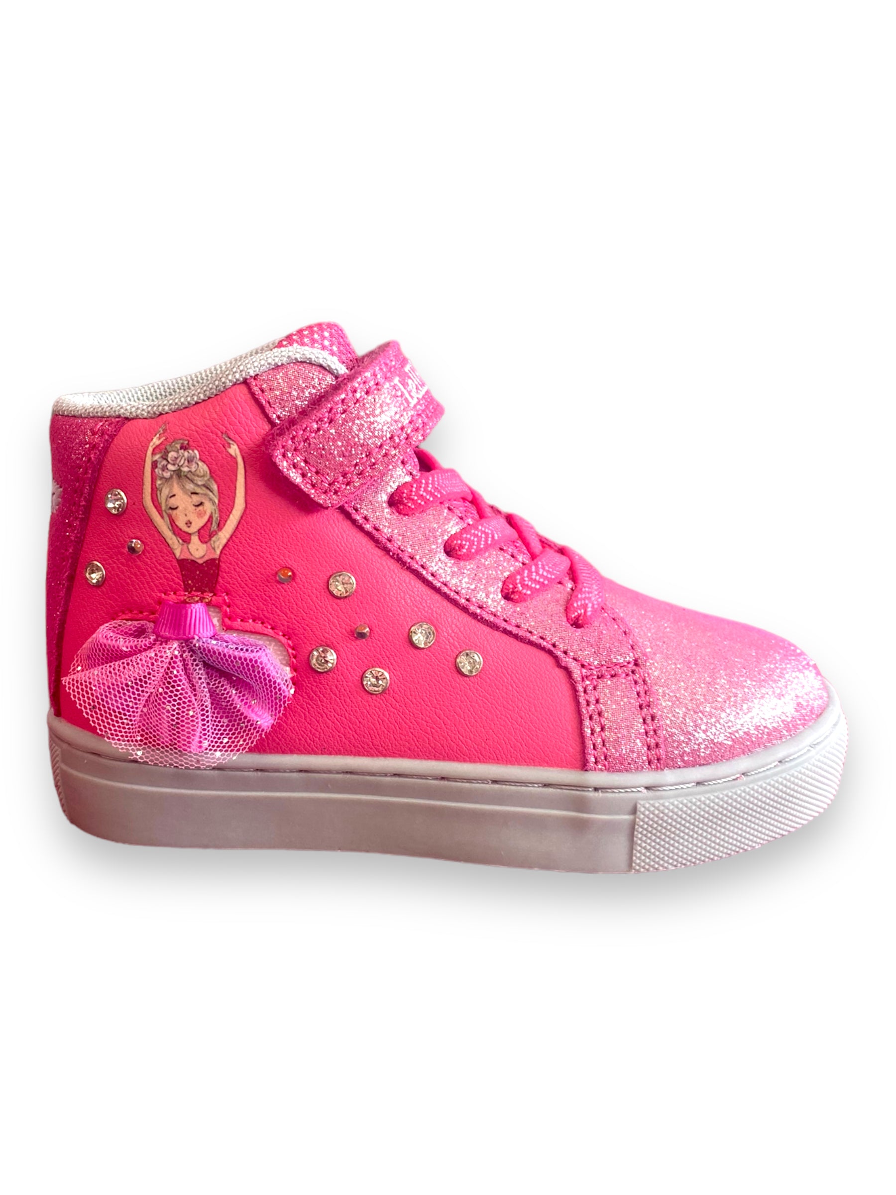 Lelli Kelly - Girls light-up pink boot - Fuxia