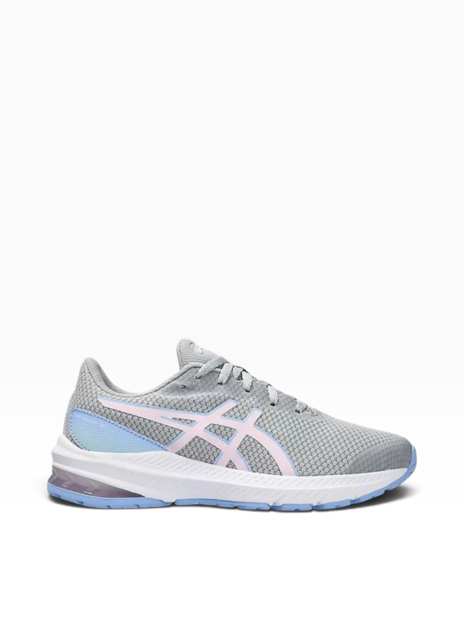 Asics - Girls grey/pink runner - GT-1000 12 GS