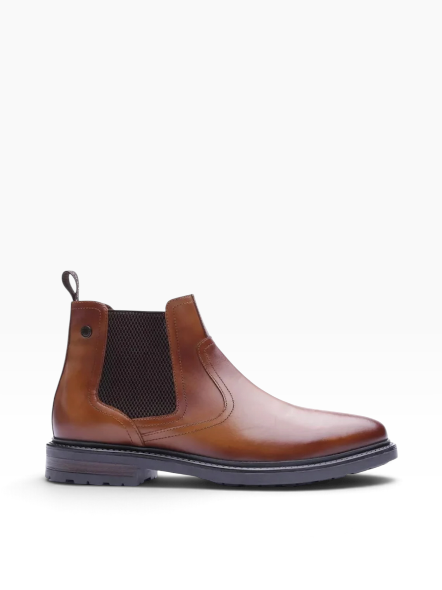 Base London - Mens tan Chelsea boot - Roebuck