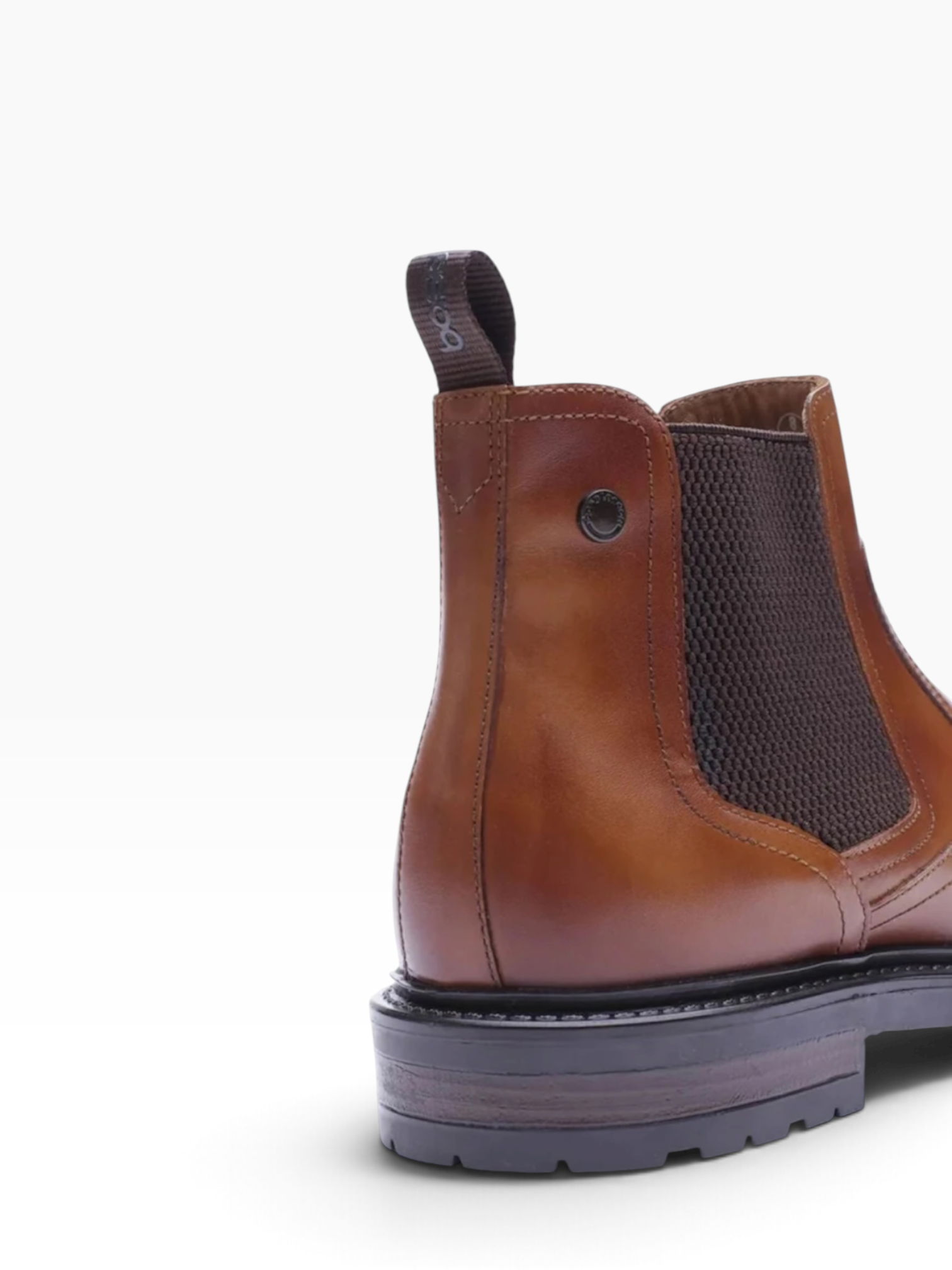 Base London - Mens tan Chelsea boot - Roebuck