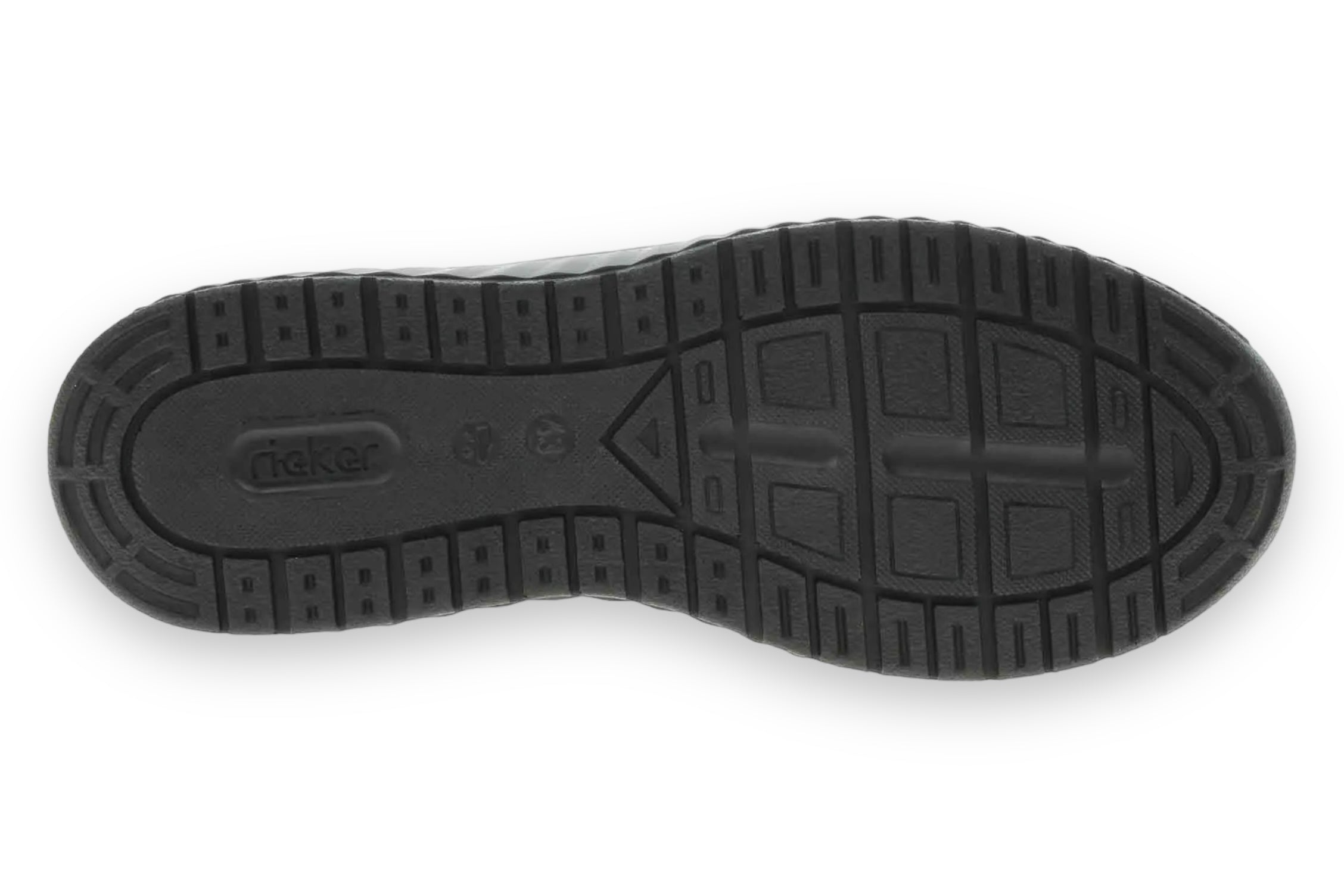 Rieker - Mens navy slip-on shoe - B0654-14