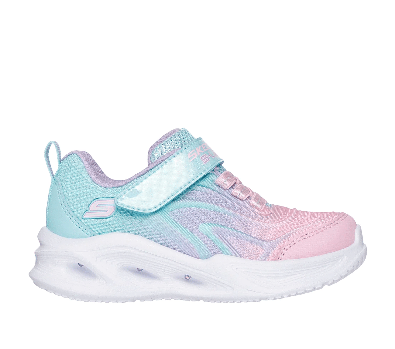 Skechers - Girls pink/aqua runner - Color Breeze