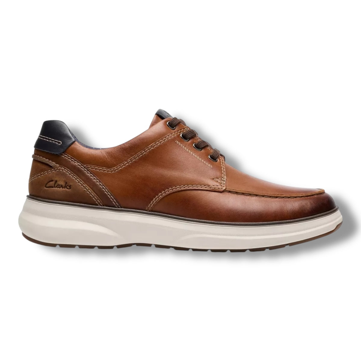 Clarks - Mens brown shoe - Mullan Moc