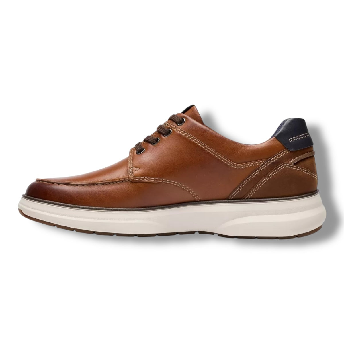 Clarks - Mens brown shoe - Mullan Moc