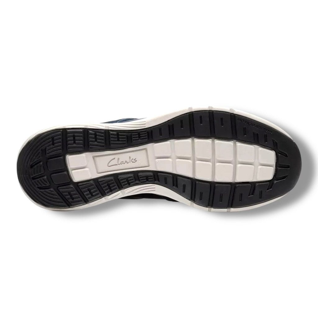 Clarks - Mens navy shoe - Motion Trek Go