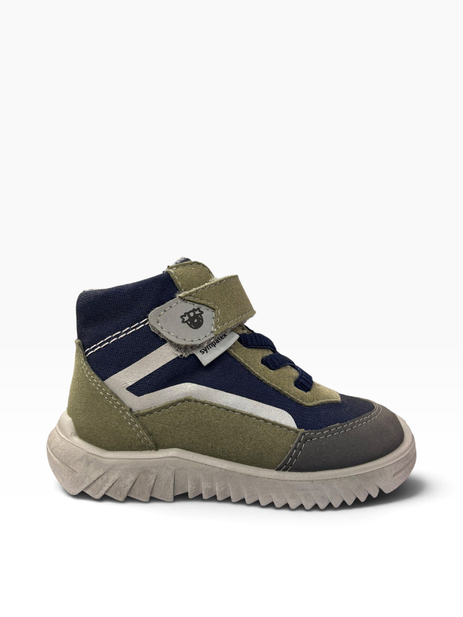 Ricosta - Boys green/navy boot - ROMEO