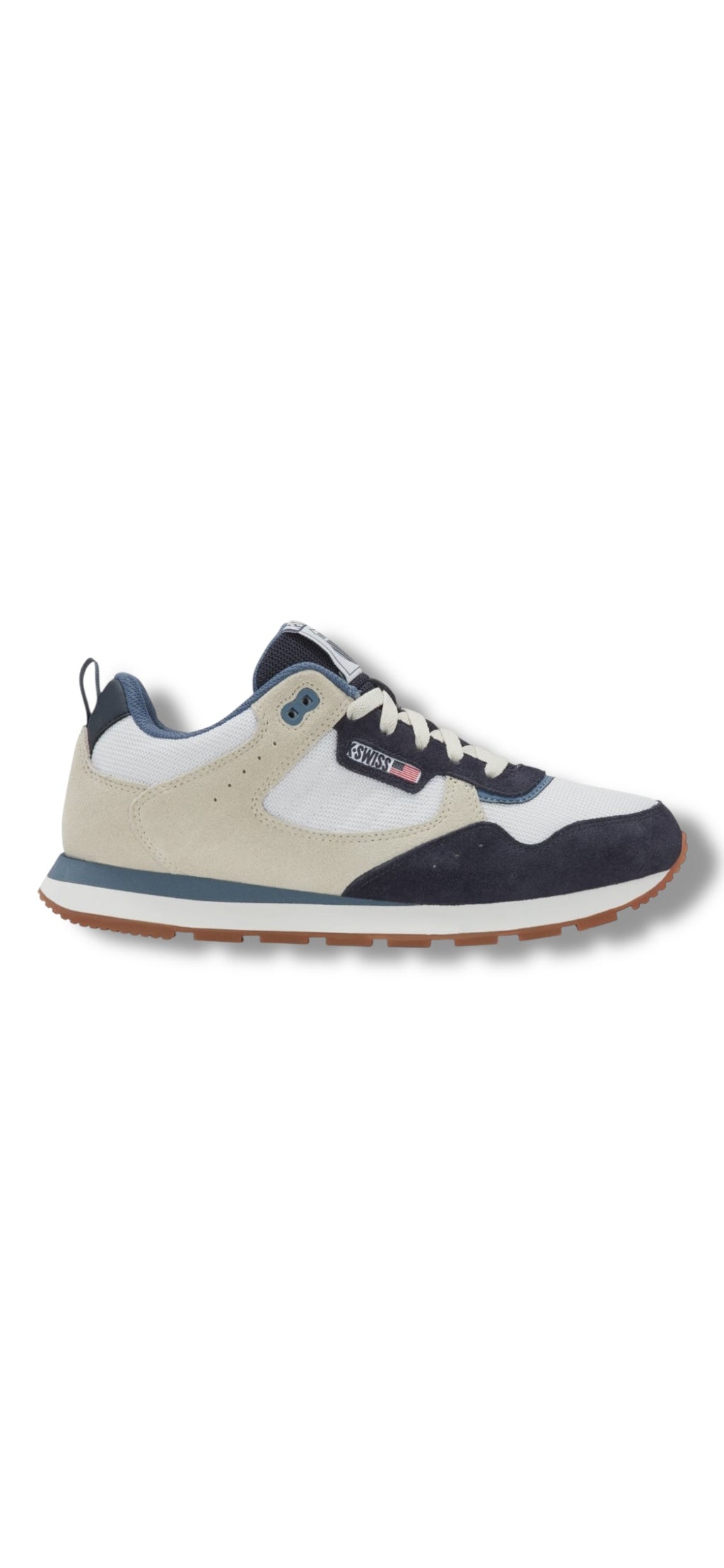K Swiss - Mens white/navy shoe - Vista Runner T