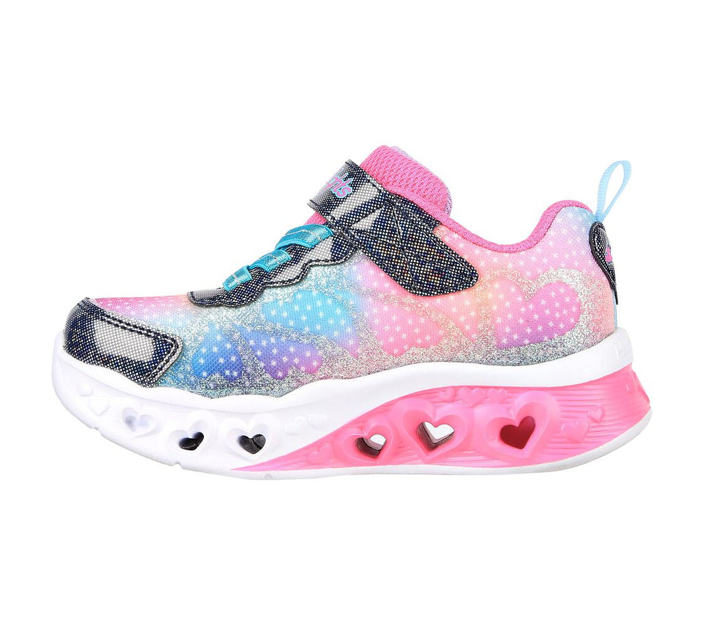 Skechers - Girls Navy & Multi Lights Shoes - Simply Love