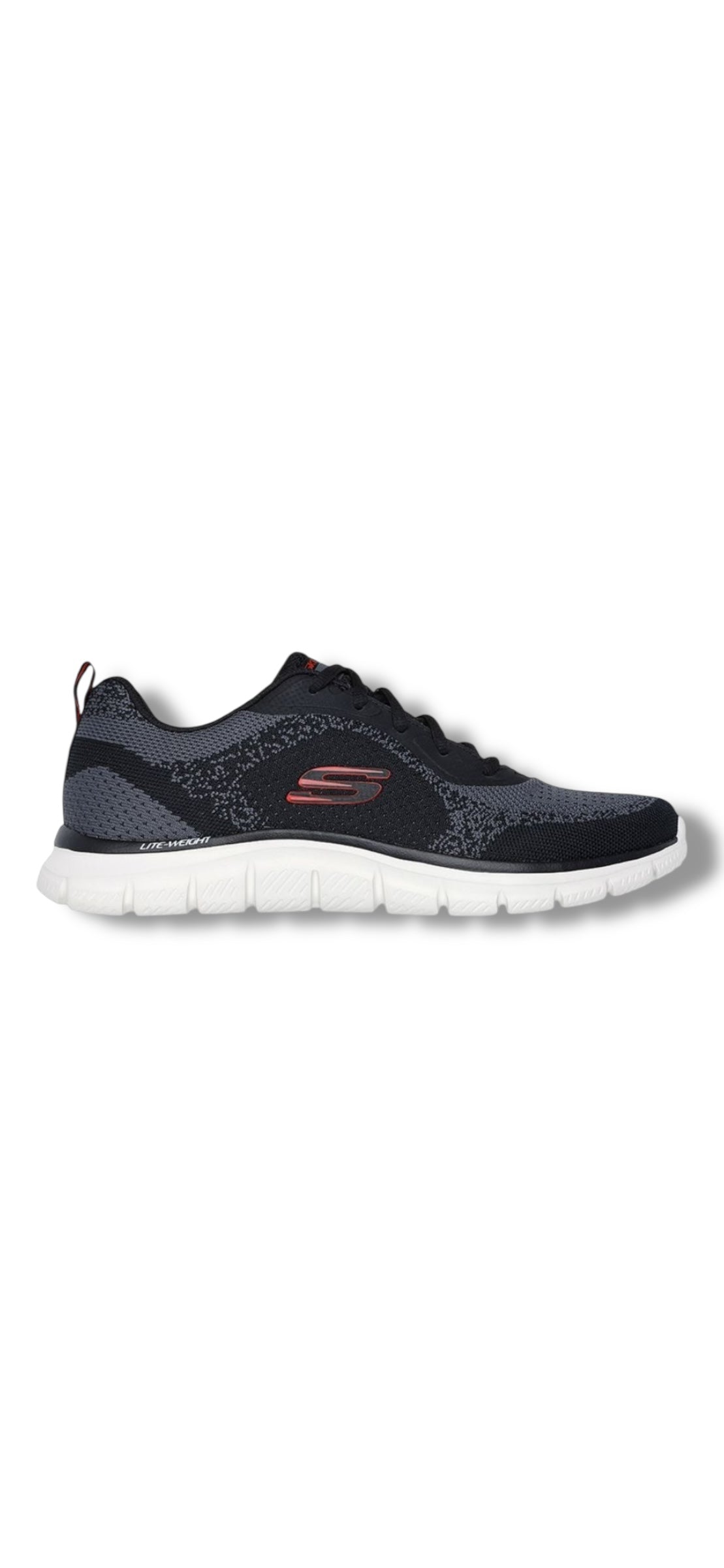Skechers - Mens black/grey runner - Glendor