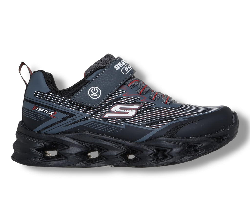 Skechers -Boys black/grey runner - Veltrox