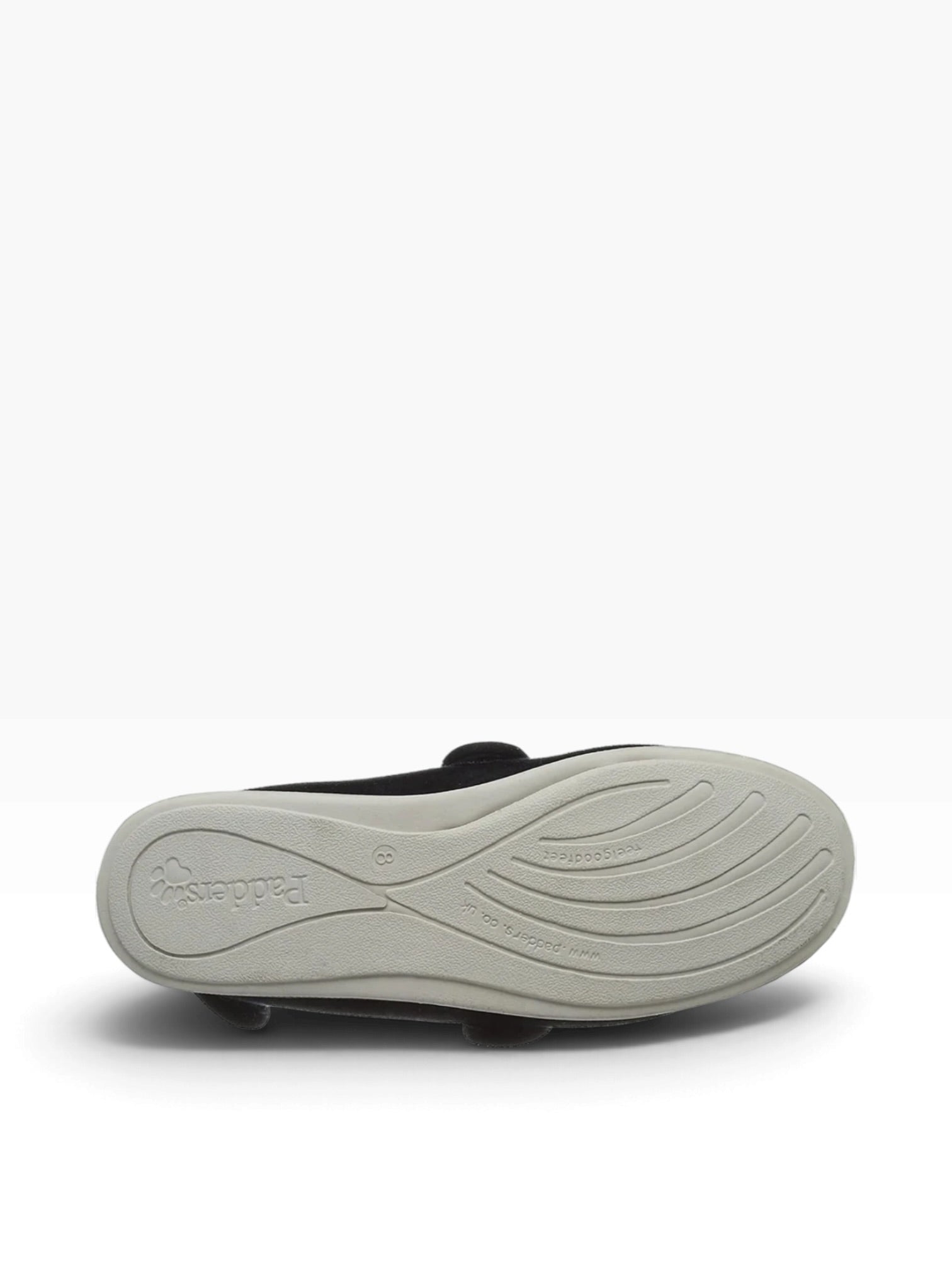 Padders - Mens navy velcro slipper - Wrap-6E