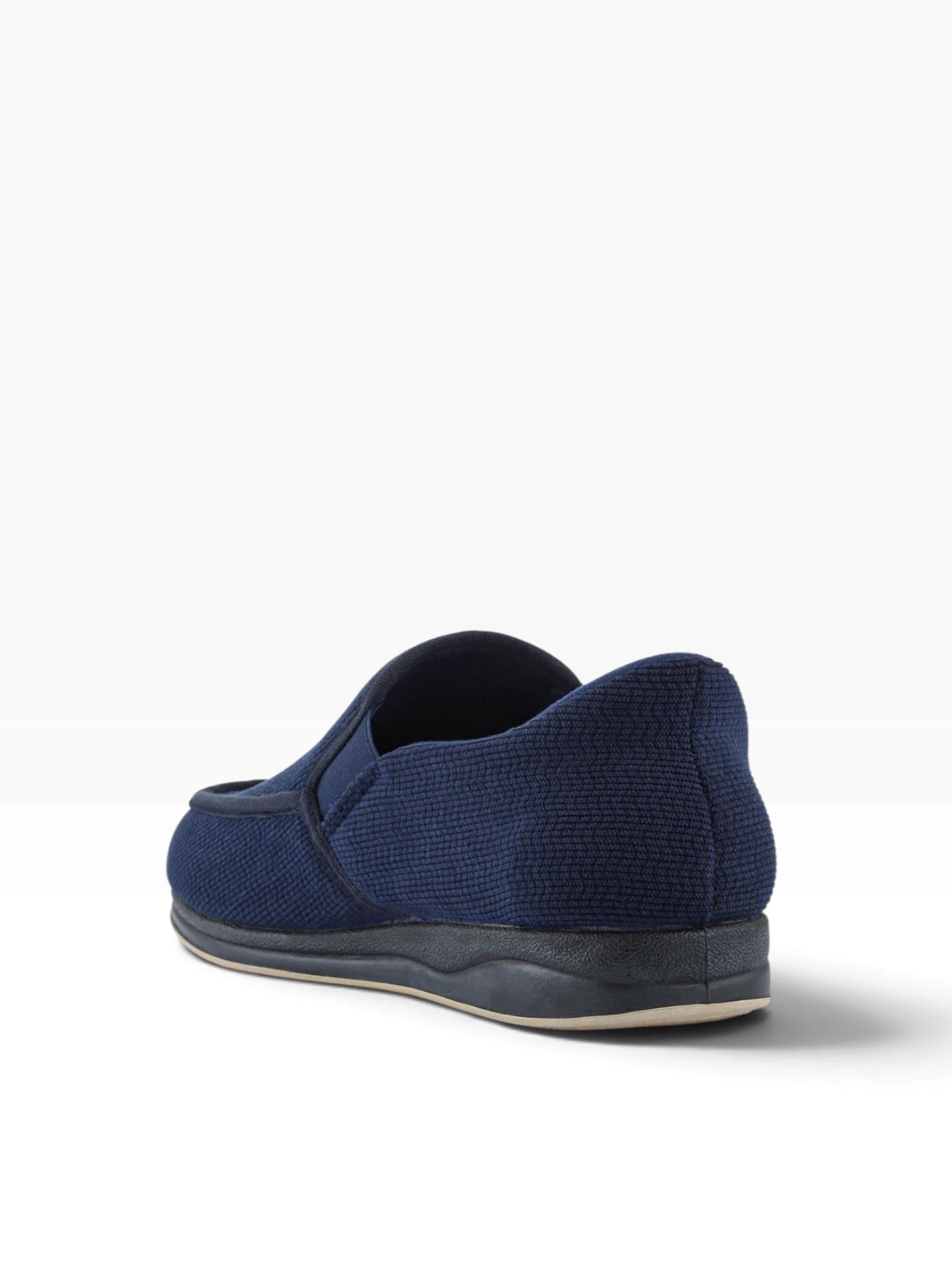 Padders - Mens navy slip-in slipper - Finn