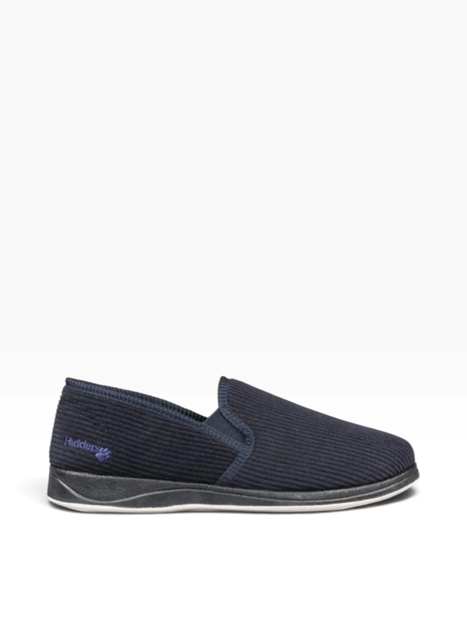 Padders - Mens navy wide fit slipper - Albert